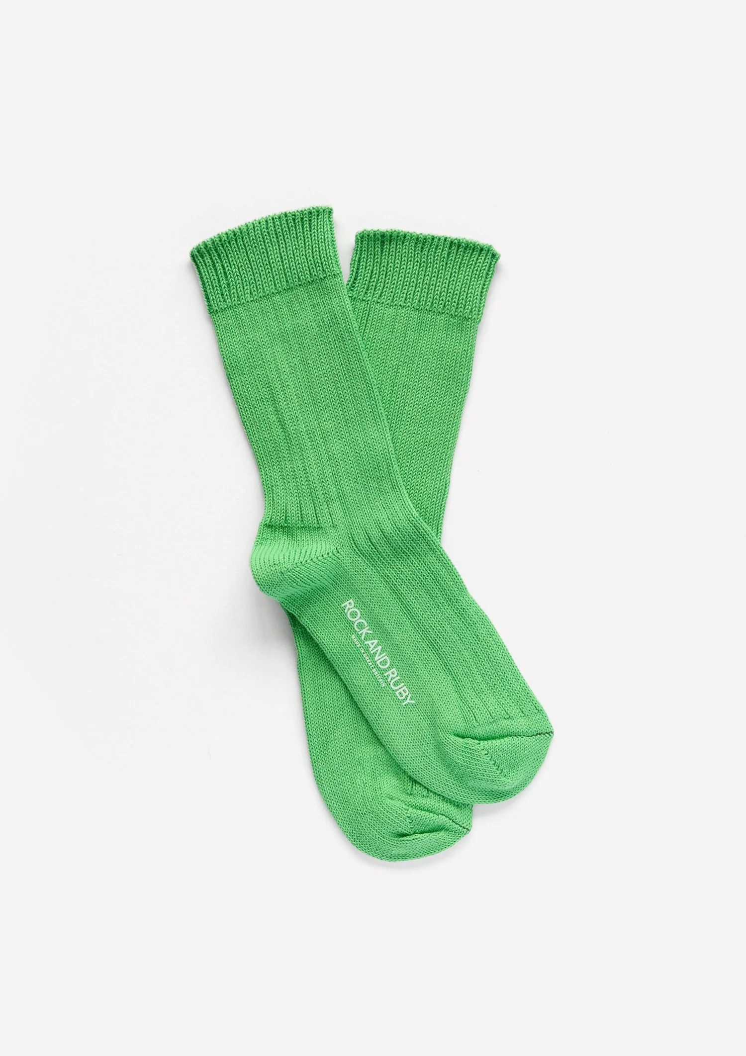 Rock & Ruby Green Agnes Cotton Socks