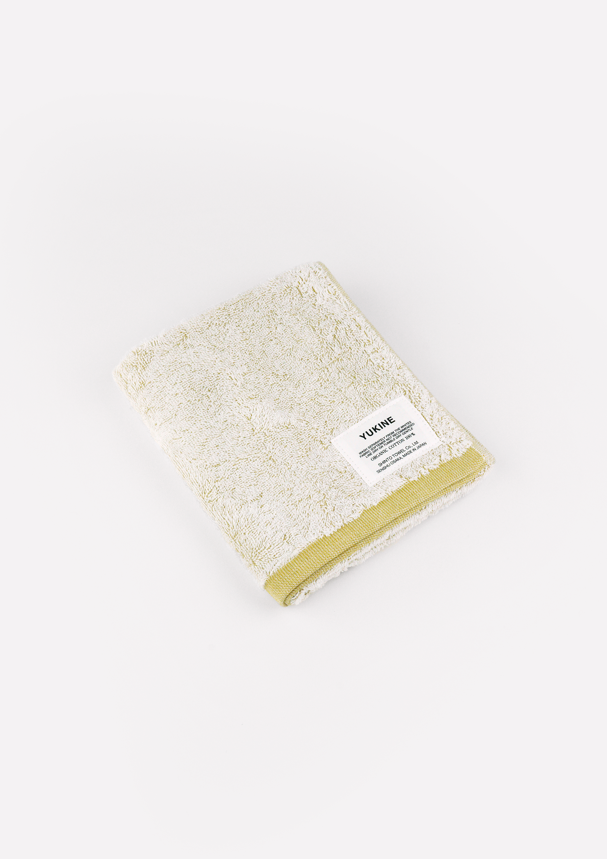 Shinto Yukine Cotton Towel Yellow