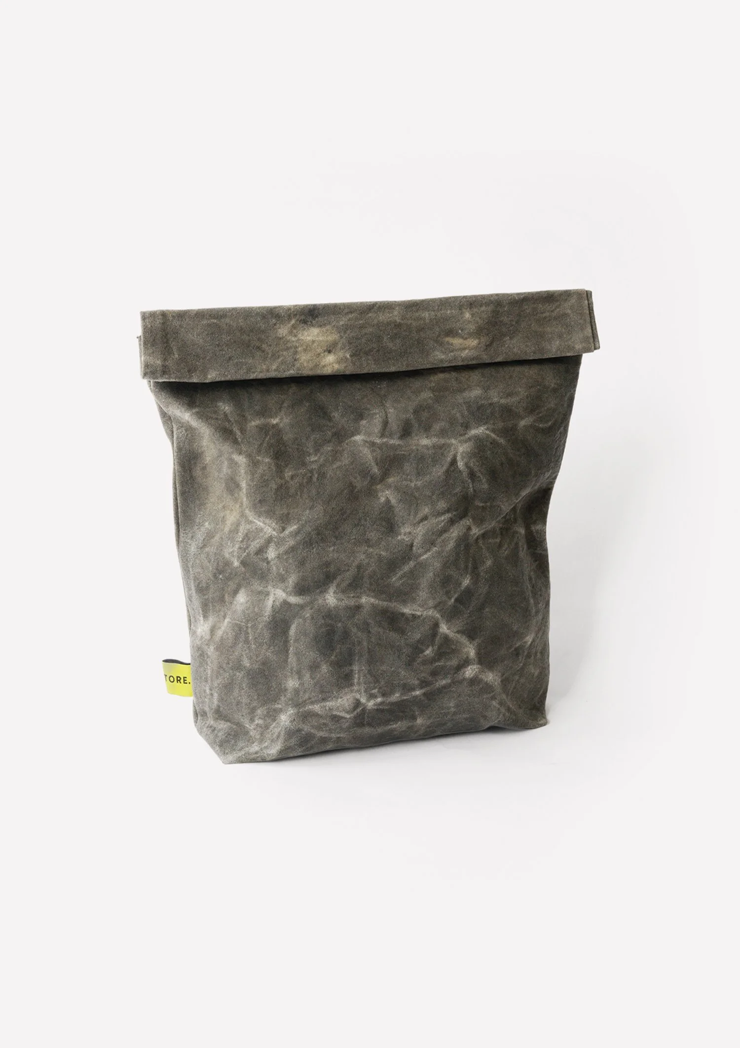 Opah Store Beeswax Bread Bag Anthracite