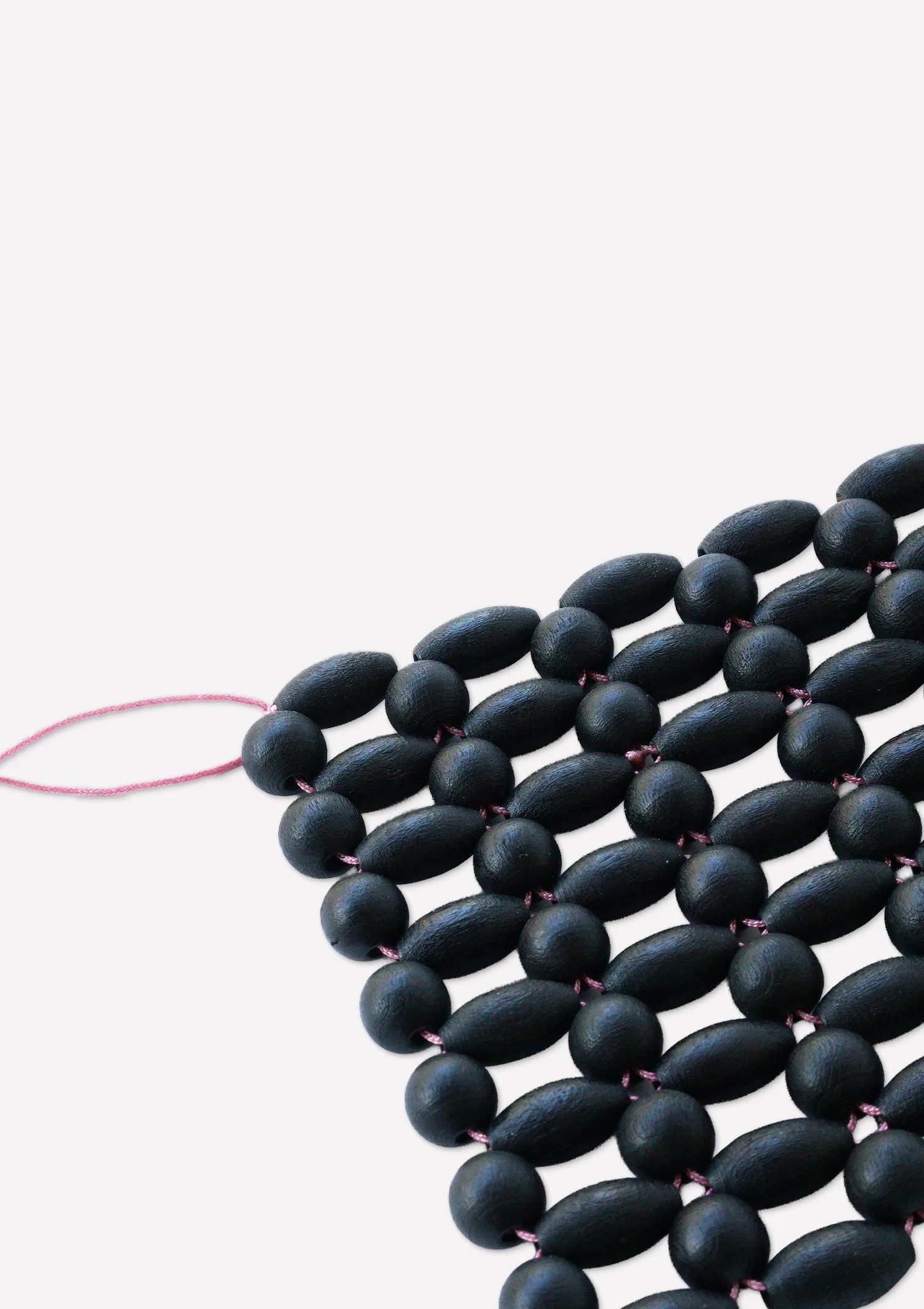 Daniel Van Lierop Beaded Coaster Black