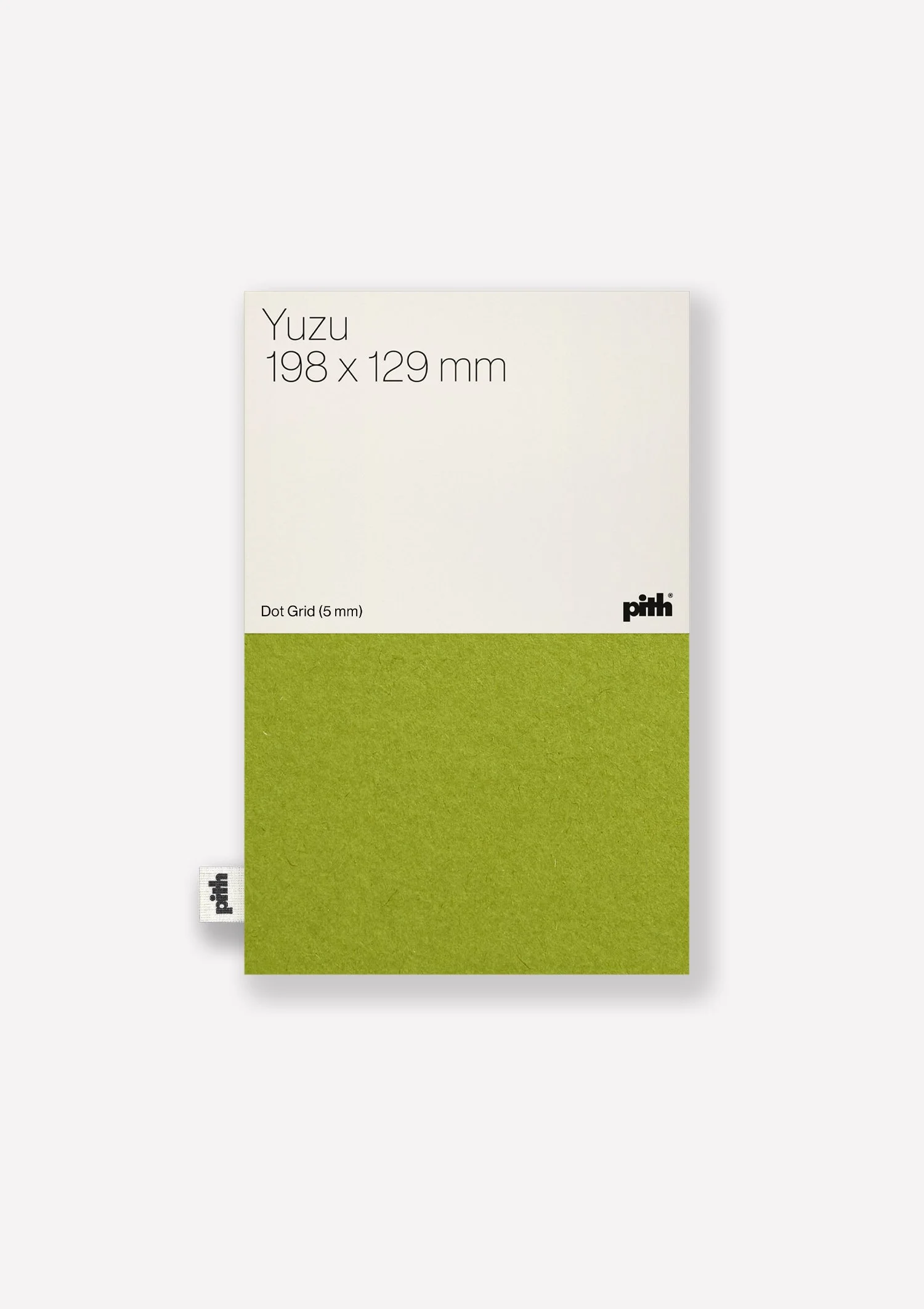 Pith Yuzu Notebook Chartreuse Dot Grid