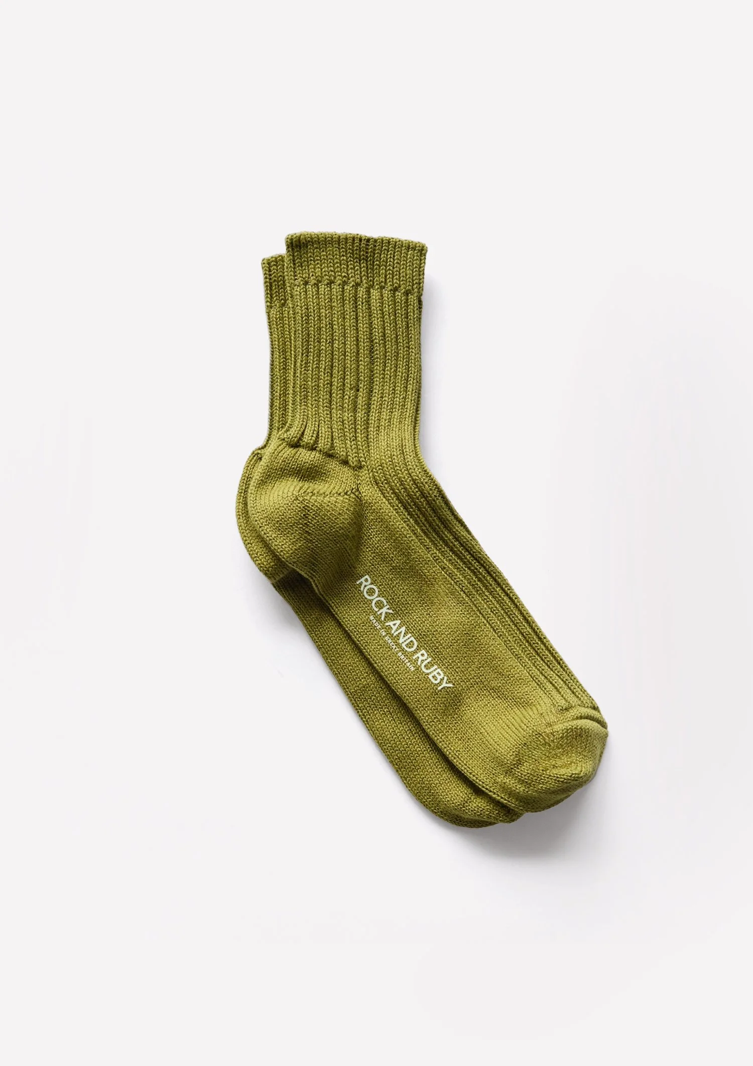Rock & Ruby Green Sophie Cotton Socks