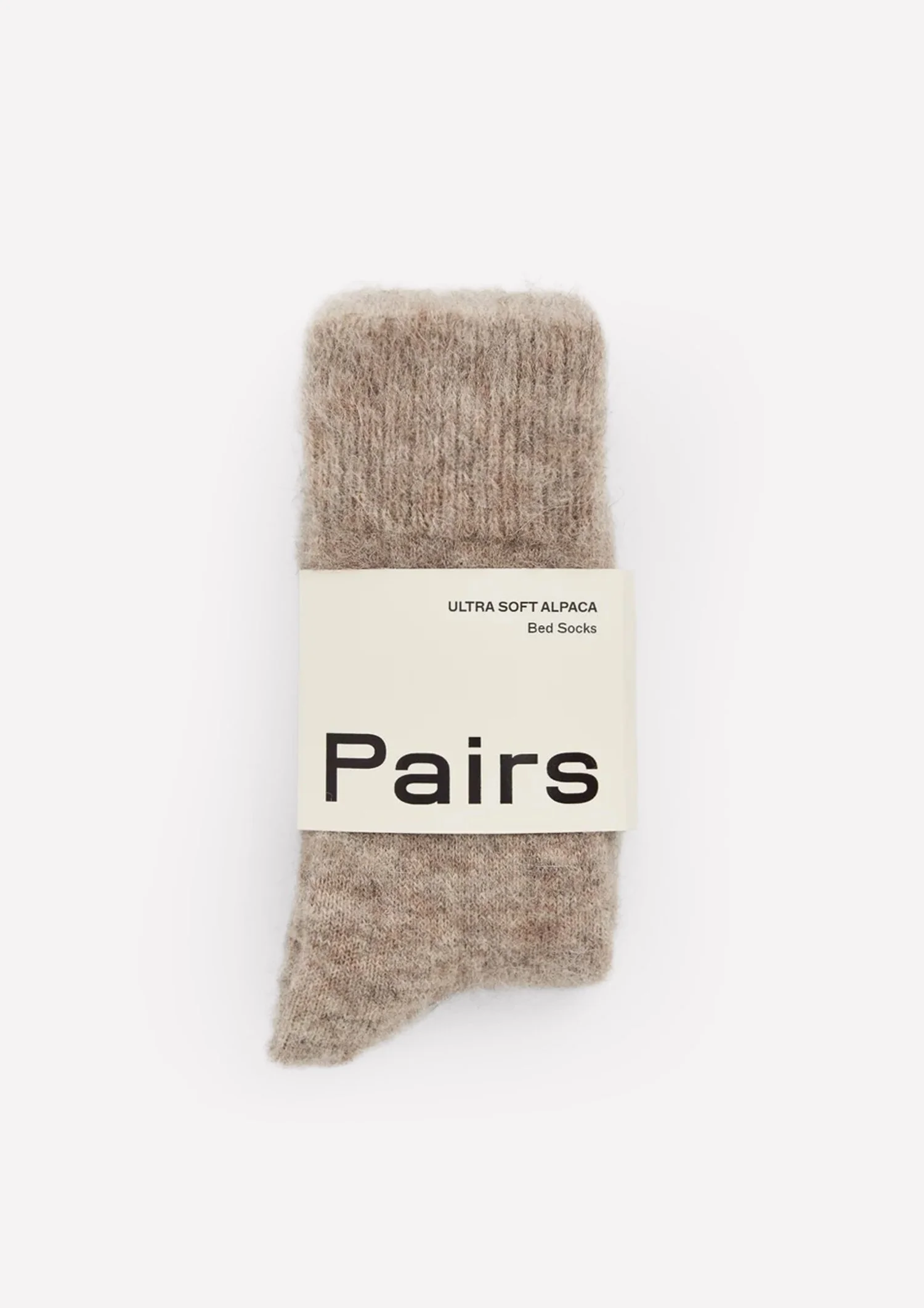 Pairs Alpaca Bed Socks Hare Grey
