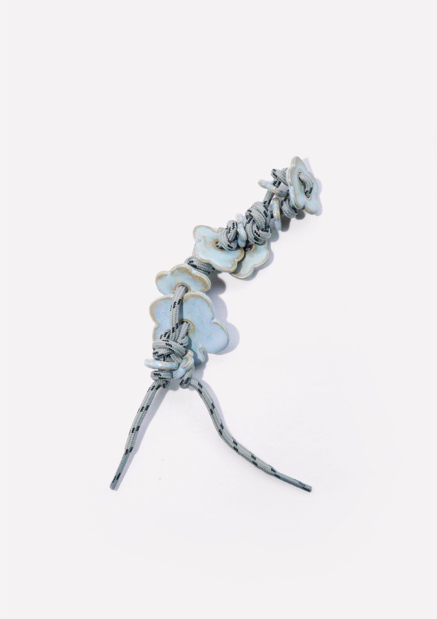 Flowerhead Blossom Lace Charm Blue
