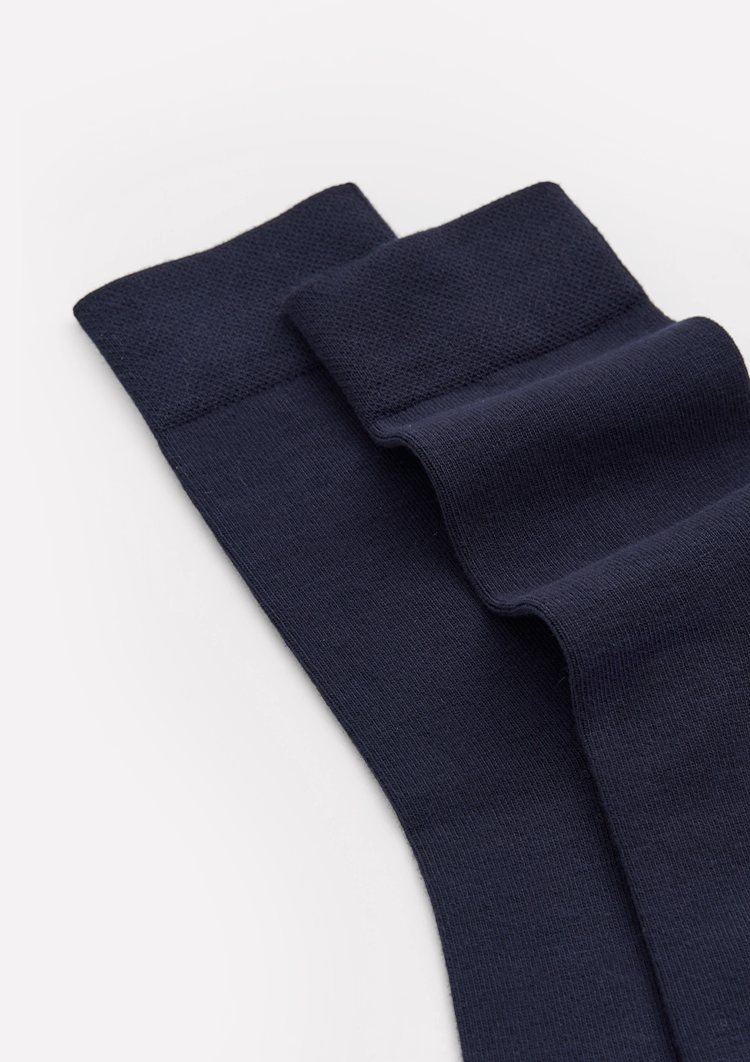 Pairs Bamboo Socks Inky Blue