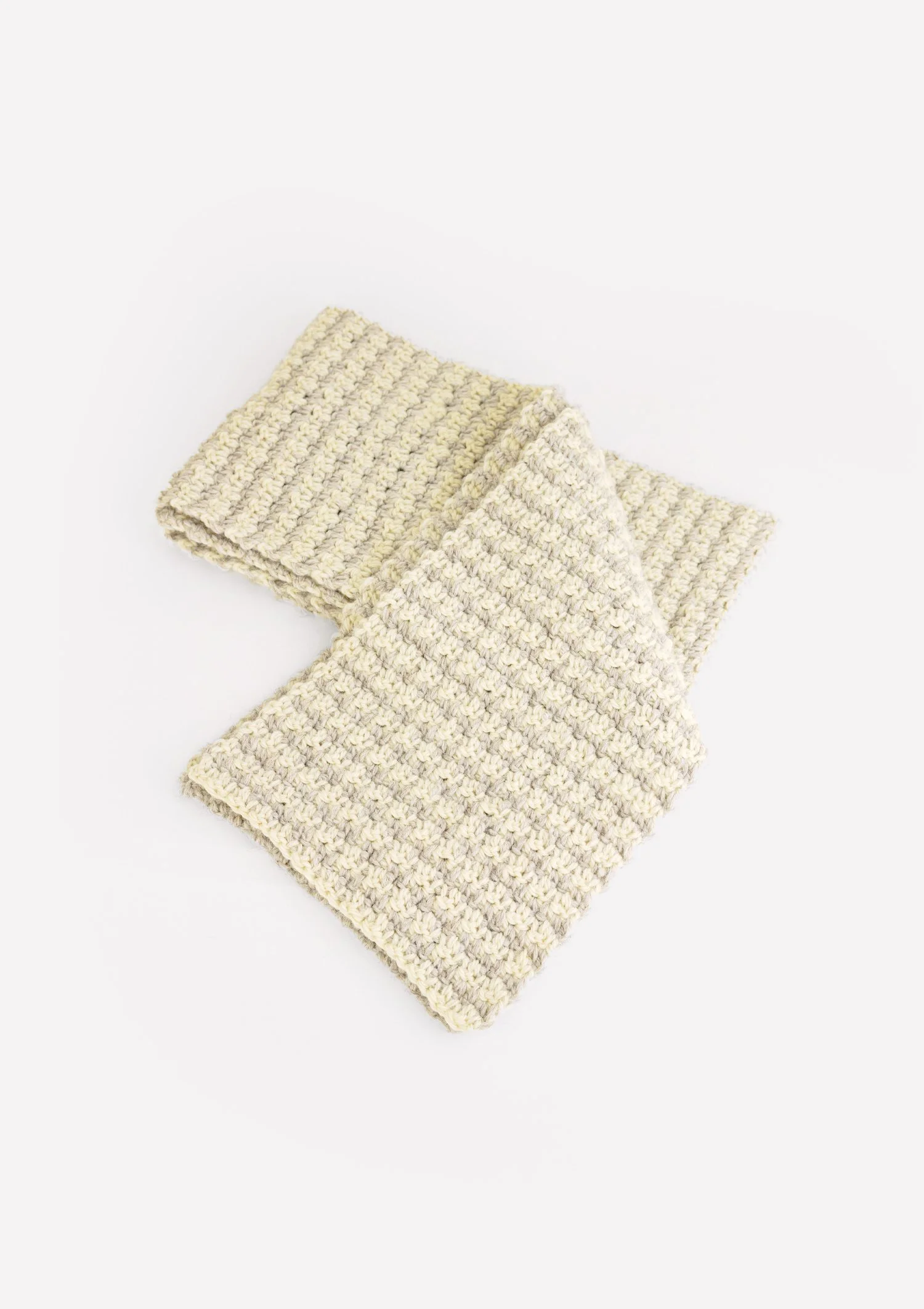 Huy Tim Crochet Scarf Cream