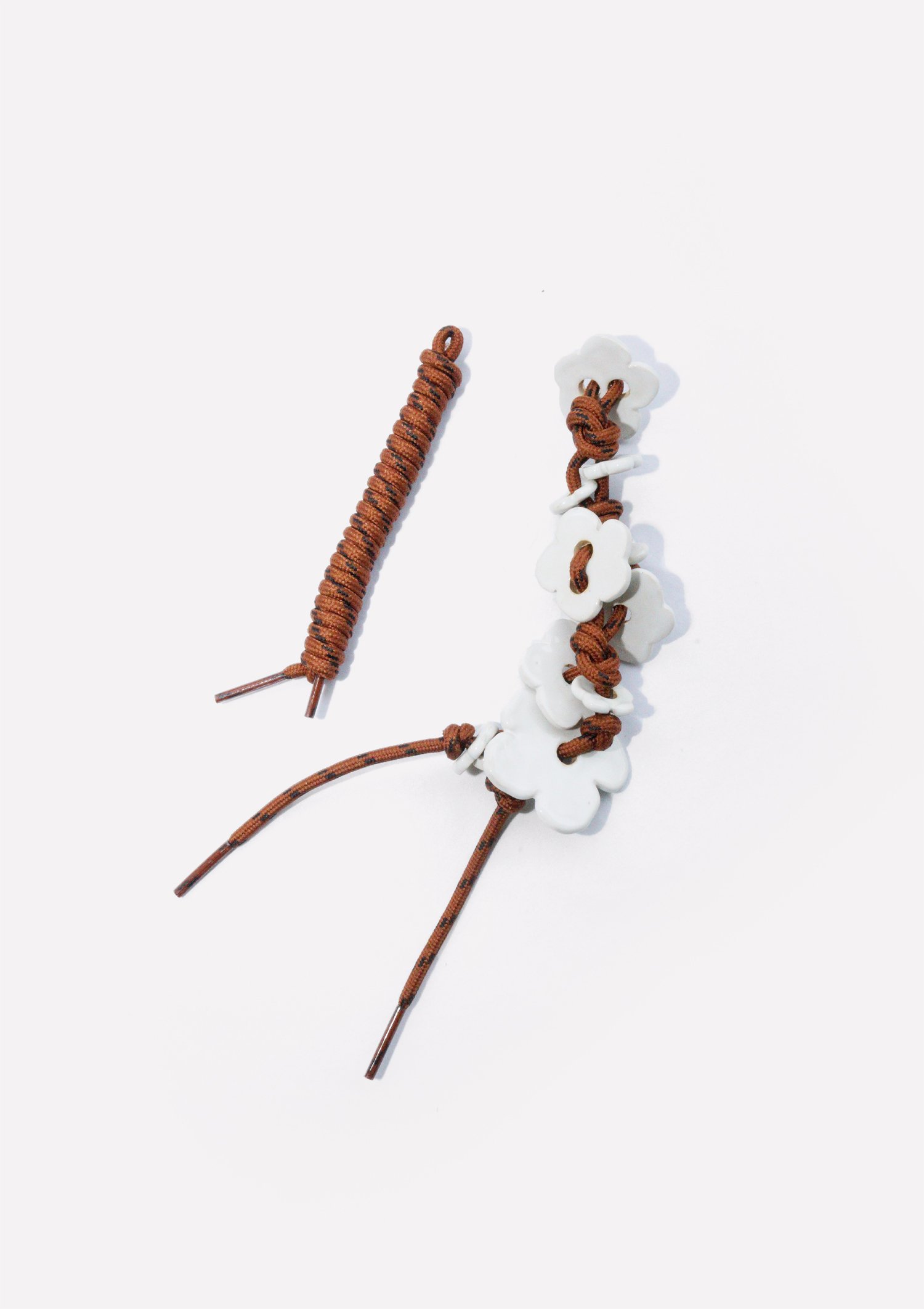 Flowerhead Blossom Lace Charm White