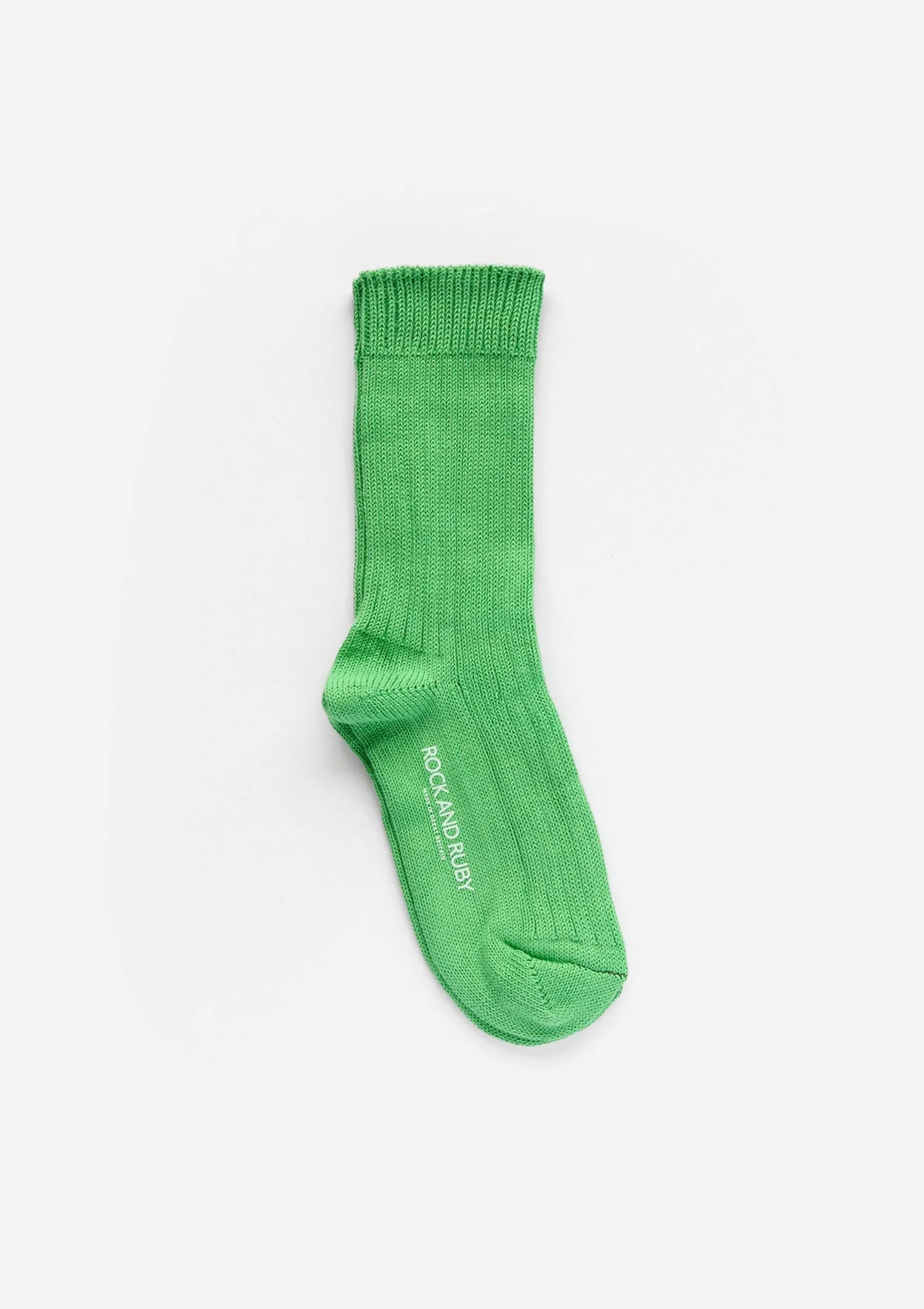 Rock & Ruby Green Agnes Cotton Socks