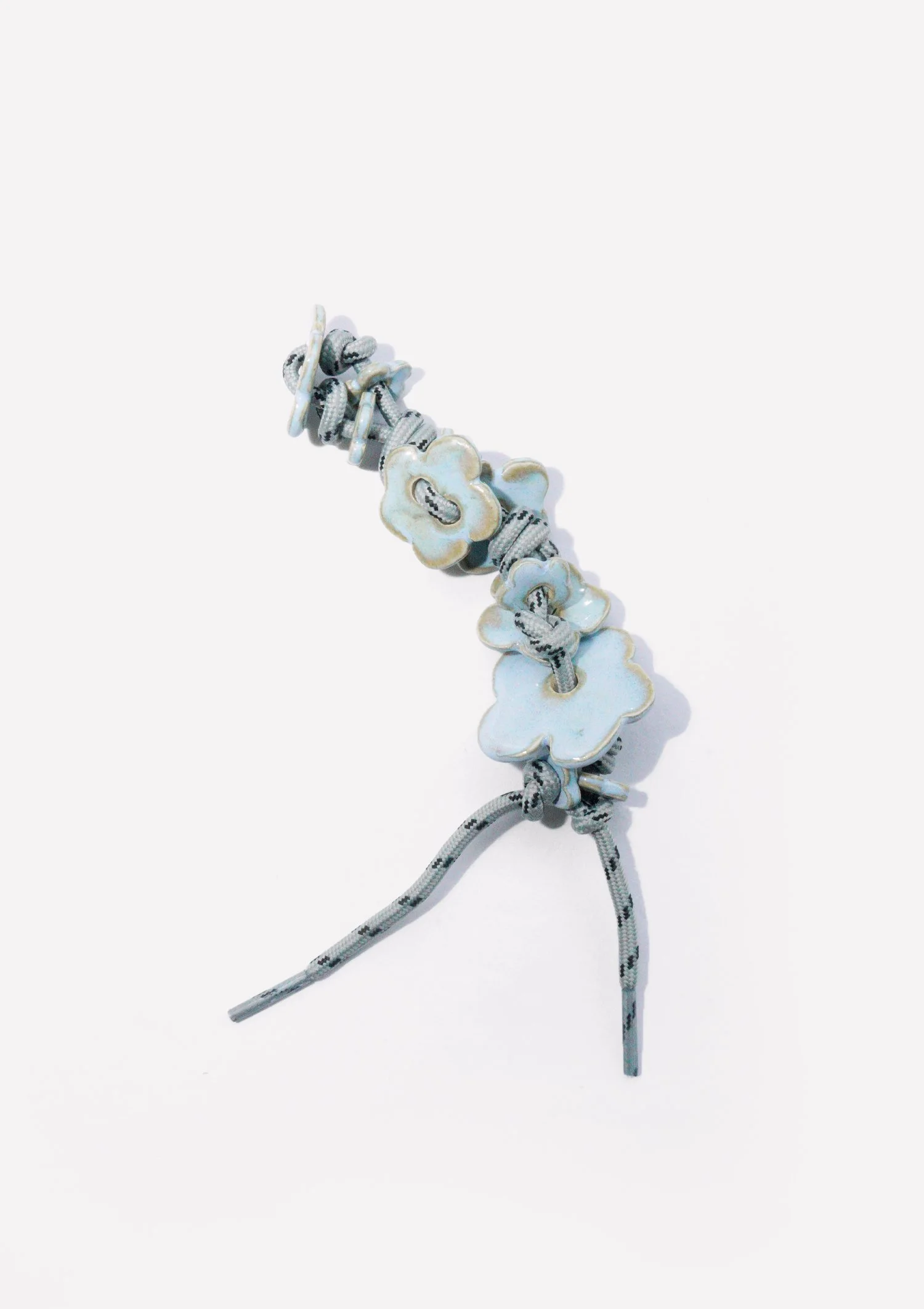 Flowerhead Blossom Lace Charm Blue