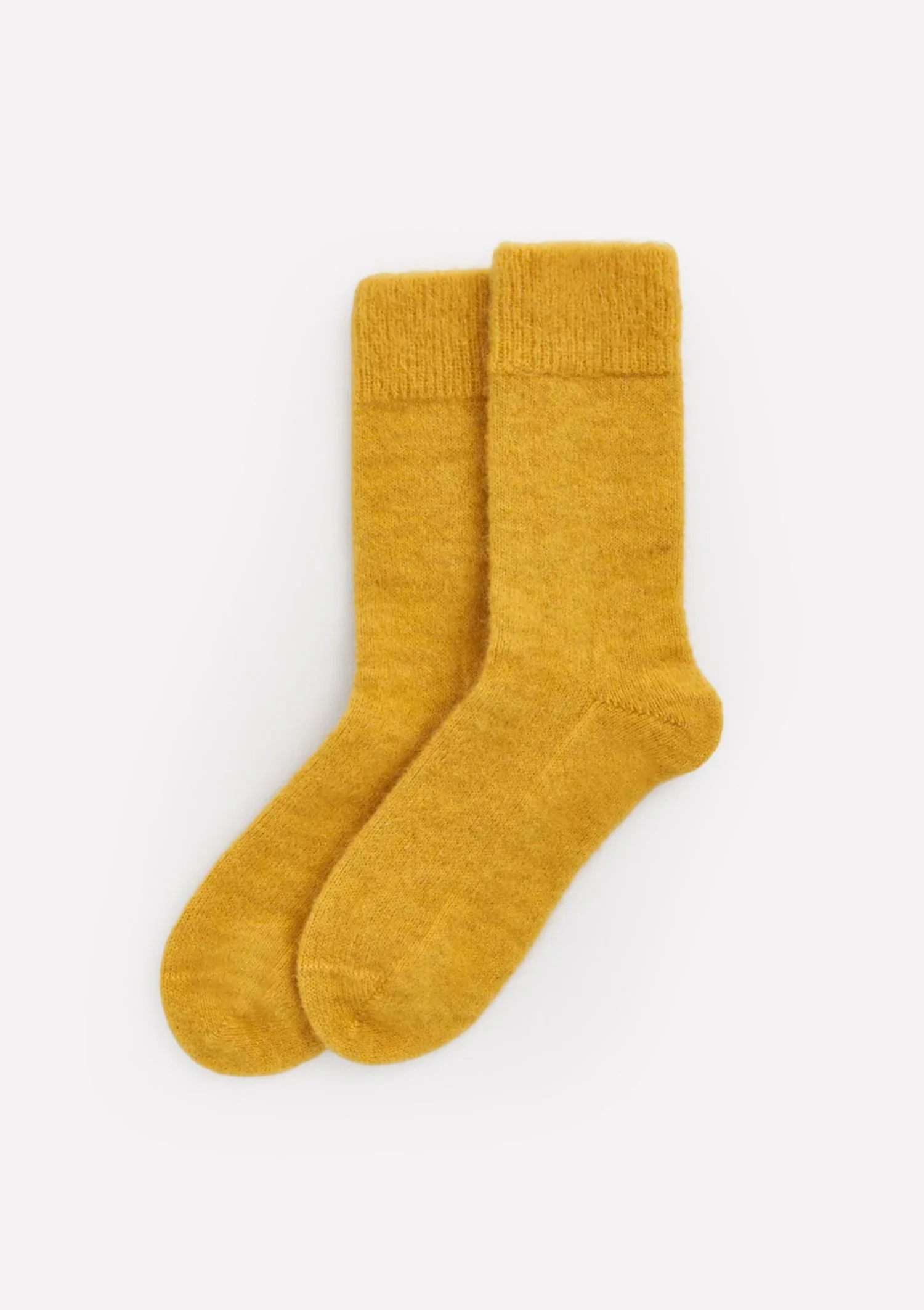 Pairs Alpaca Socks Yellow