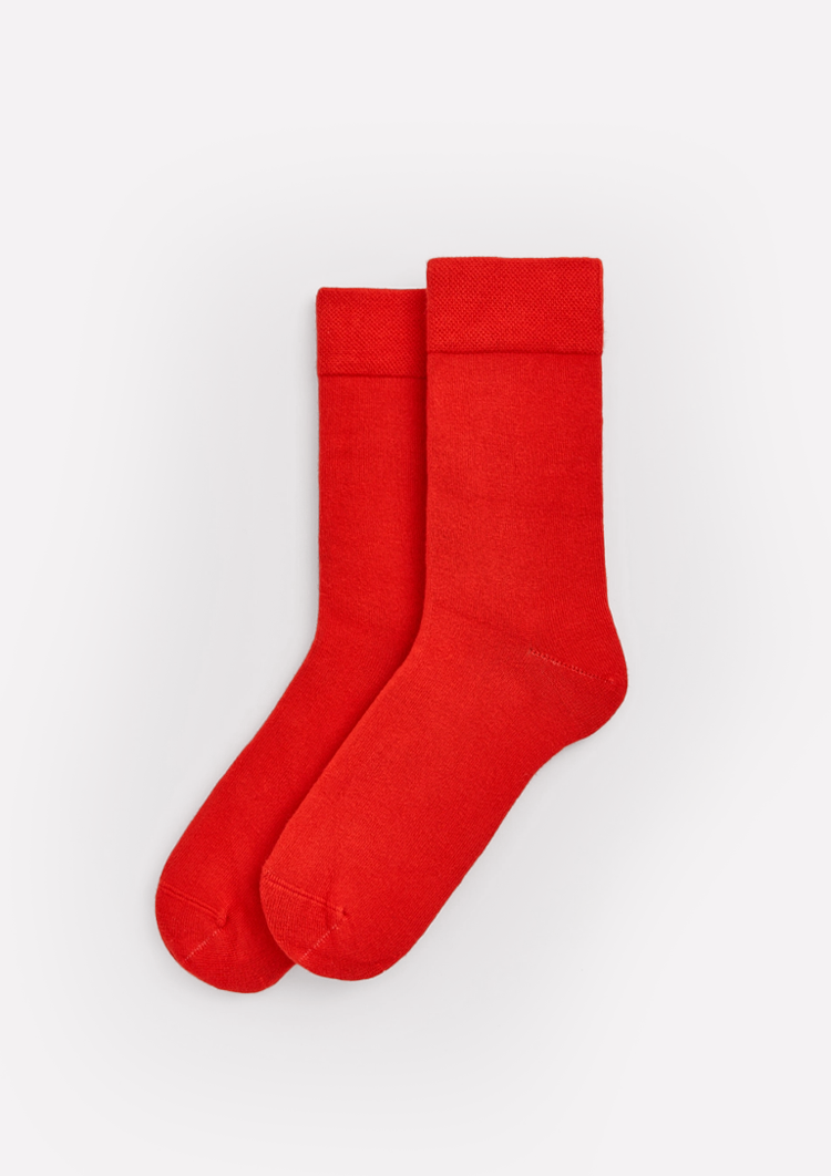 Pairs Bamboo Socks Red