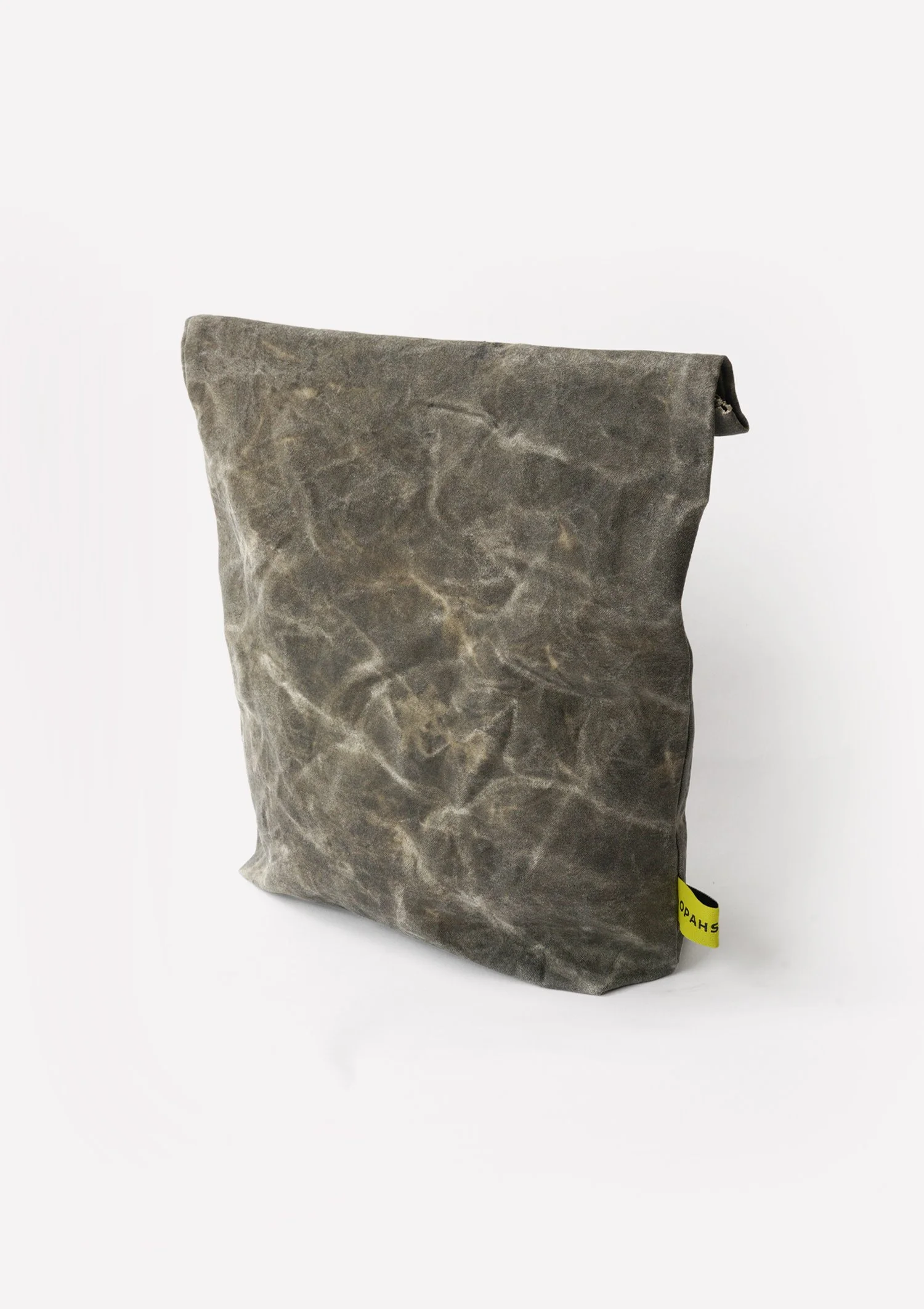 Opah Store Beeswax Bread Bag Anthracite