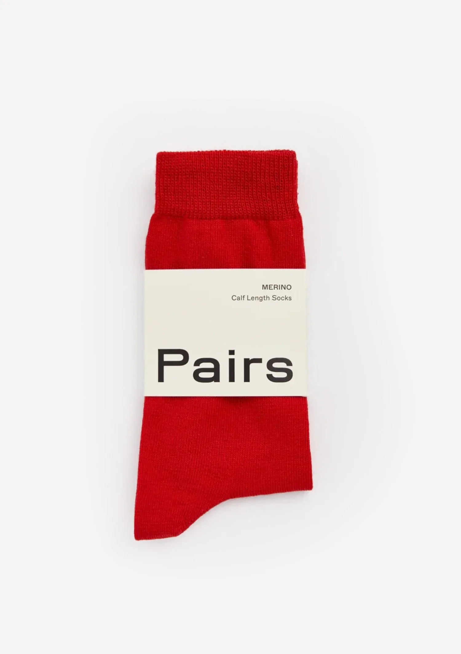 Pairs Merino Socks Red