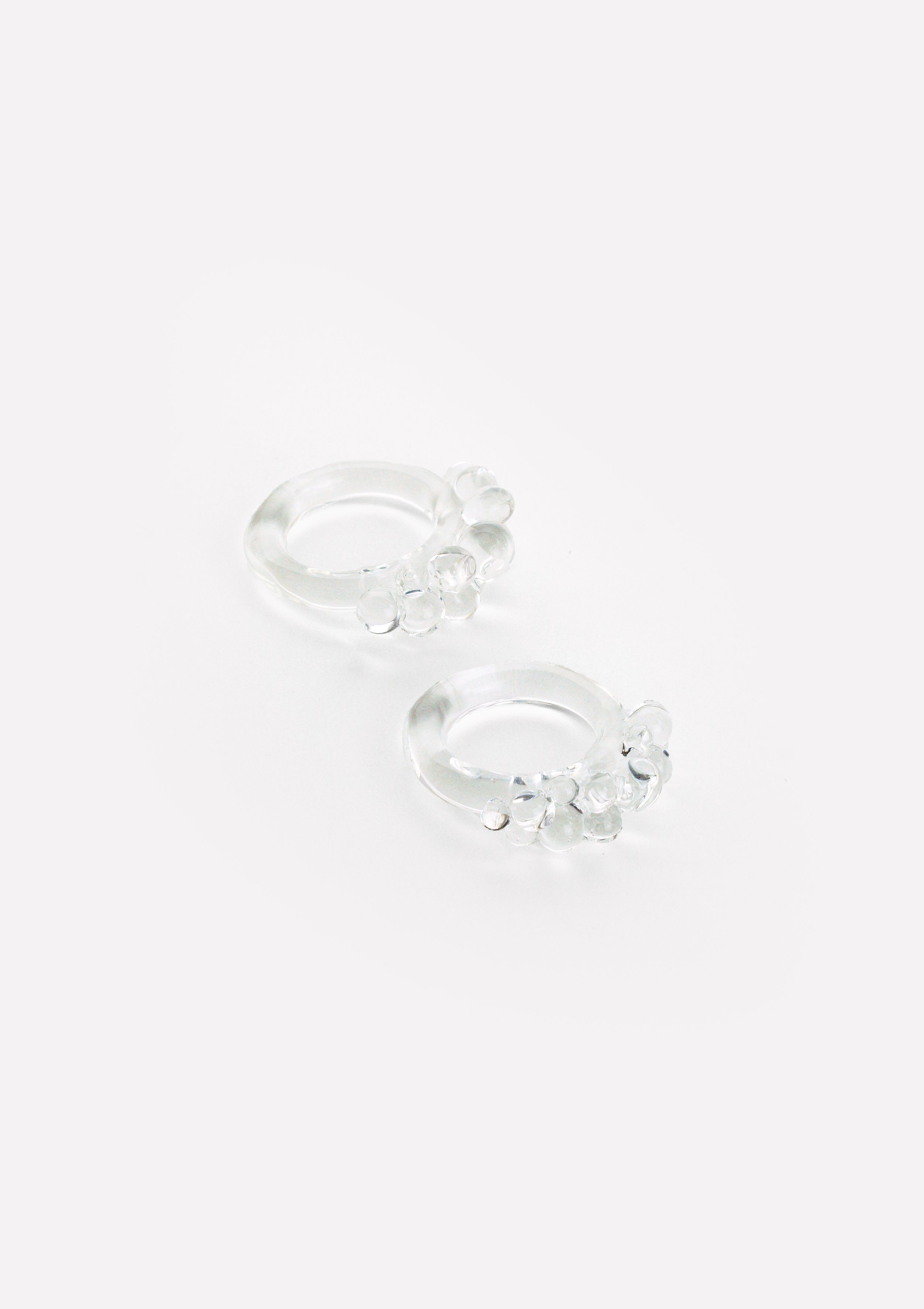 Sieces Glass Bubble Ring