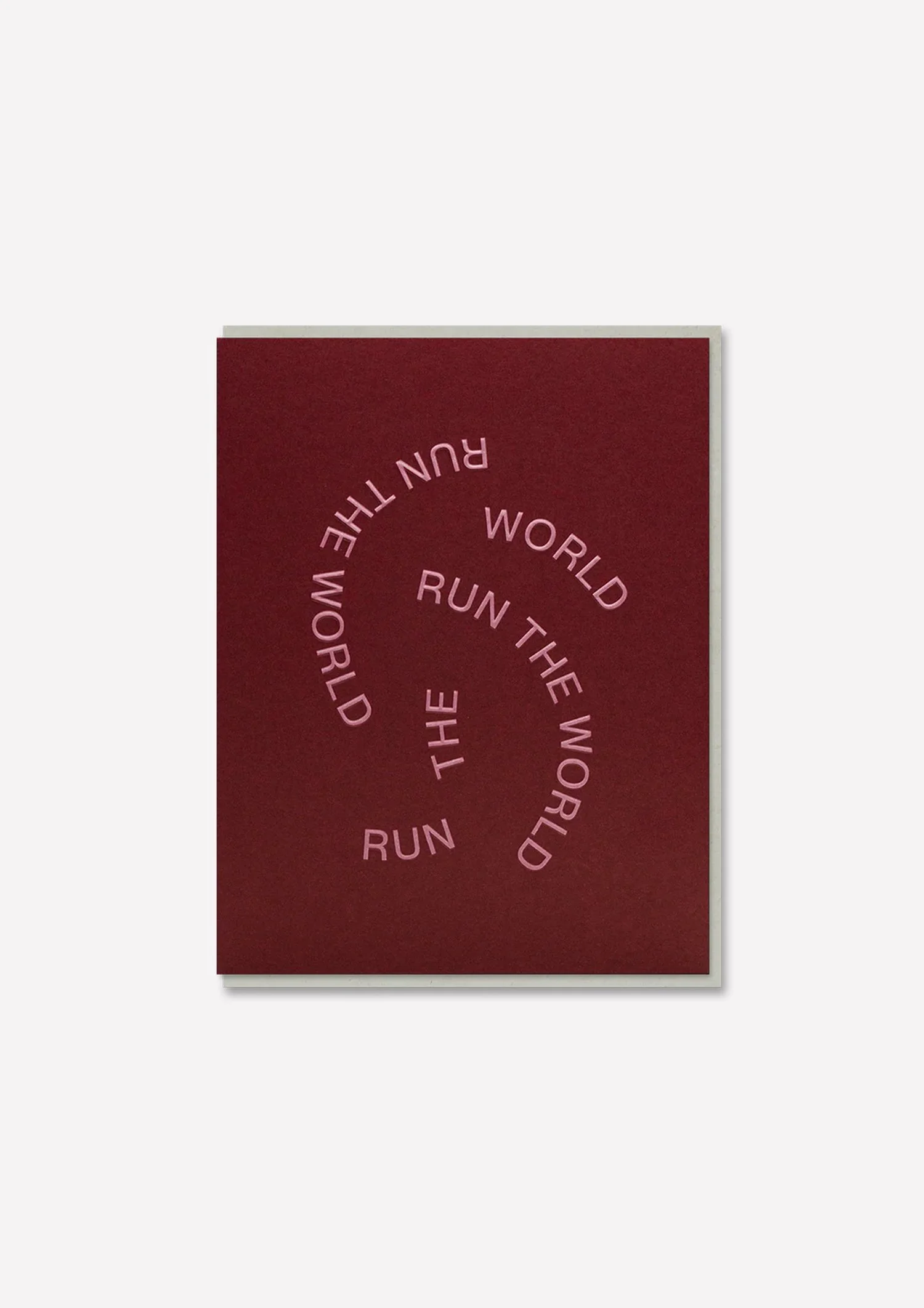 Short Talk Card Run The World