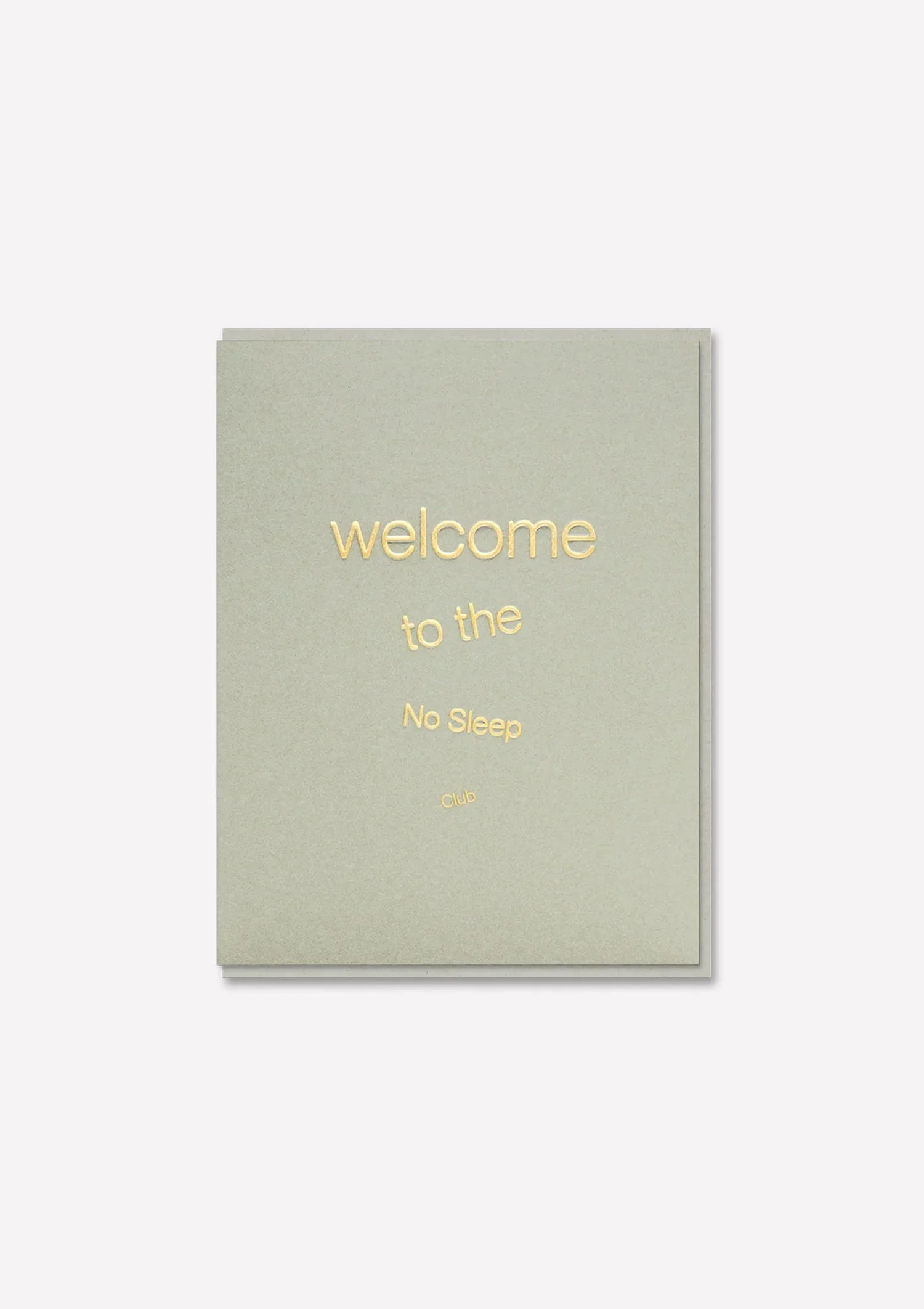 Short Talk Card No Sleep Club