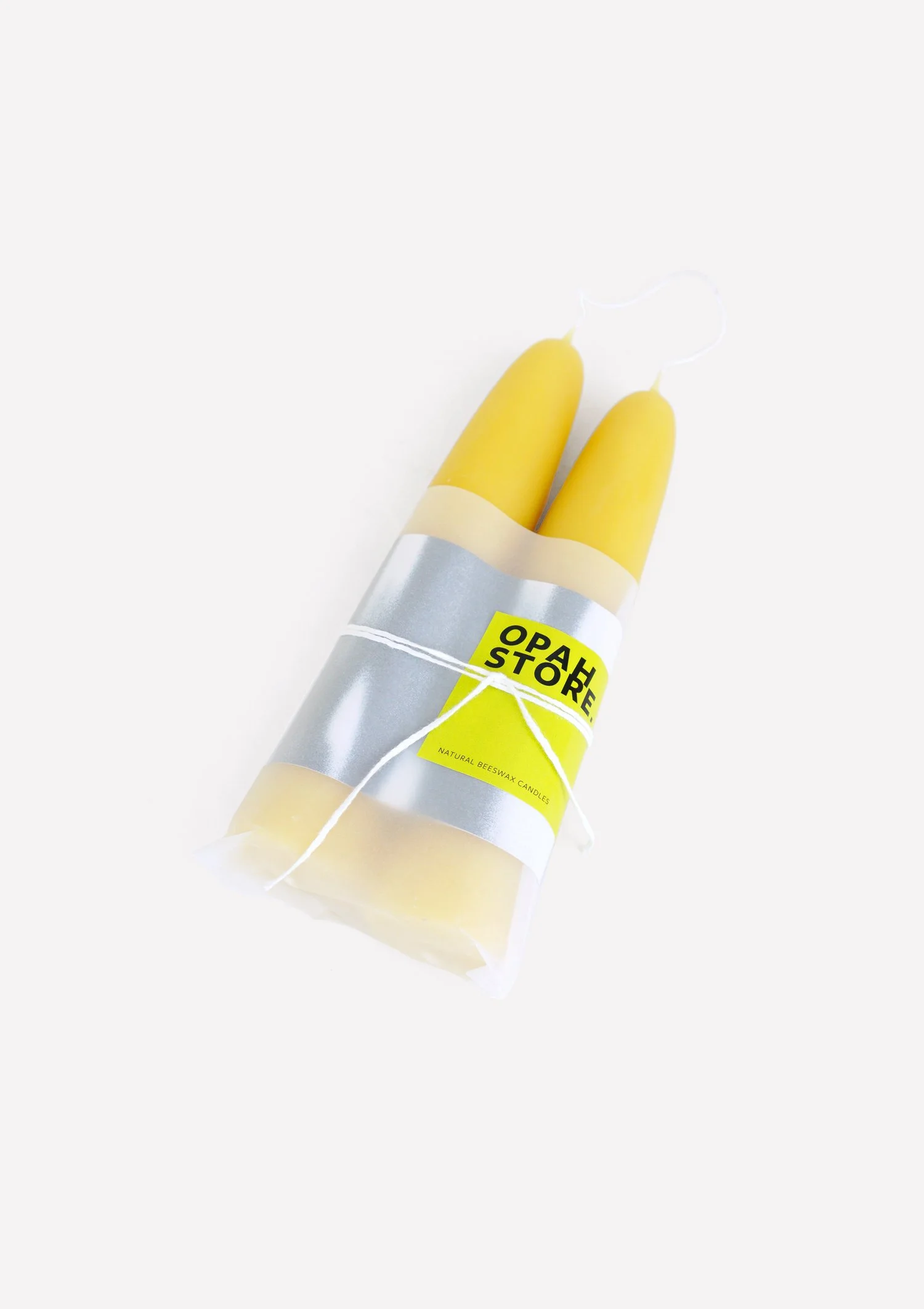 Opah Store Beeswax Tall Chunky Candles