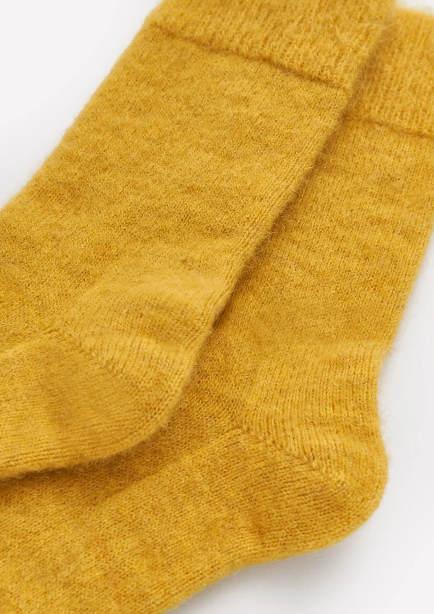 Pairs Alpaca Socks Yellow