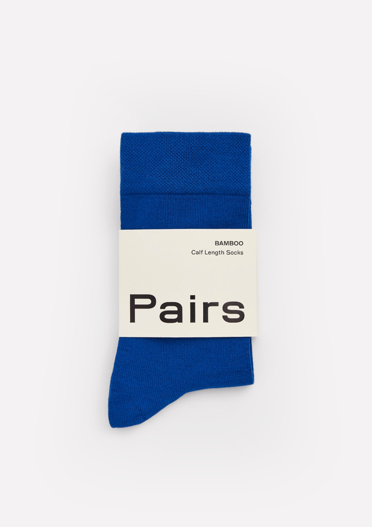 Pairs Bamboo Socks Blue
