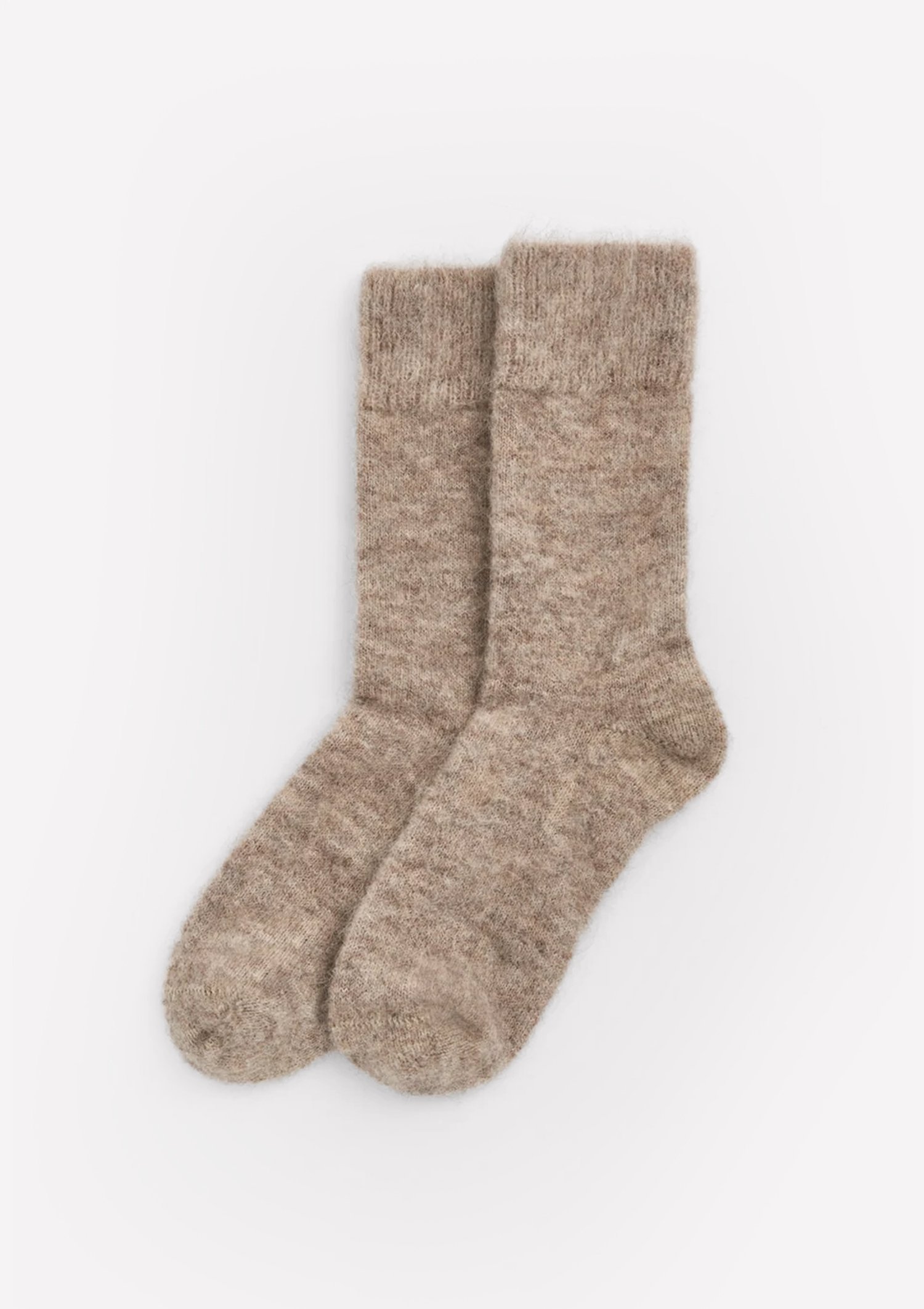 Pairs Alpaca Bed Socks Hare Grey