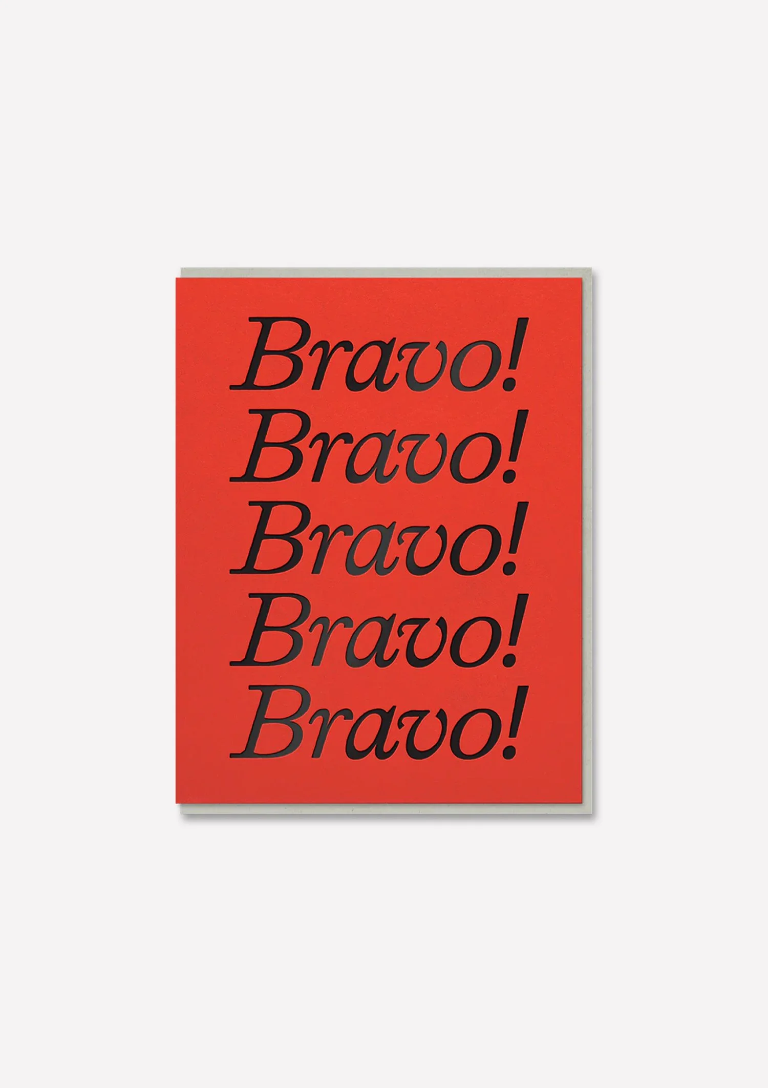 Short Talk Card Bravo