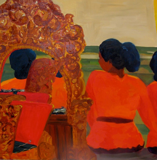 Gamelan III, 42x42, 2008