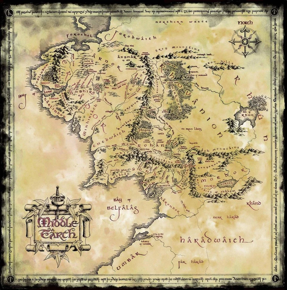 Source: https://www.reddit.com/r/MapPorn/comments/15c97i/hires_map_of_middle_earth_2400x2424_xpost_from/