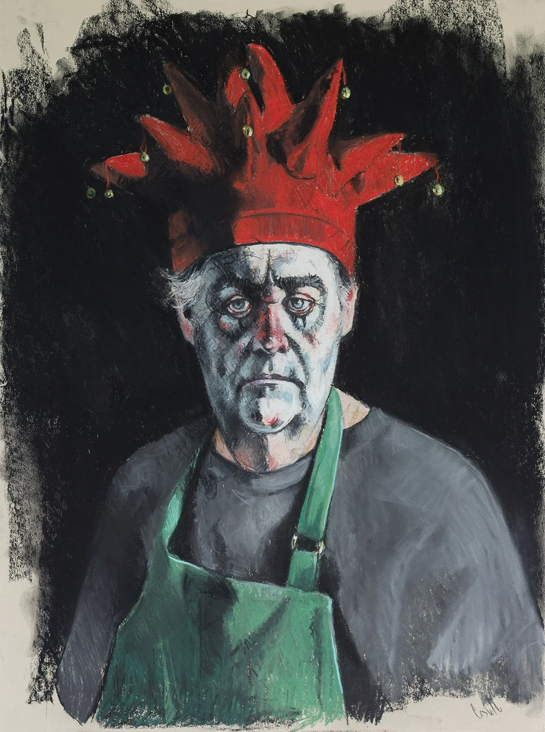 Self Portrait as Sad Clown