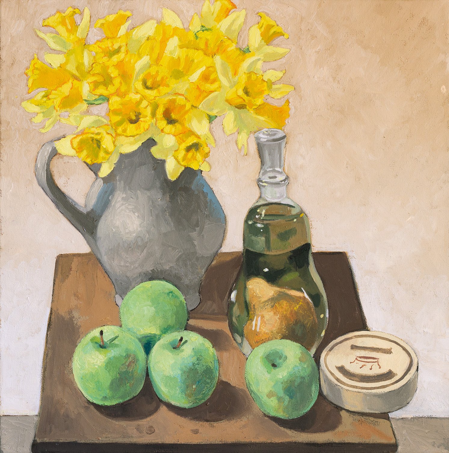 Composition in Yellow and Green