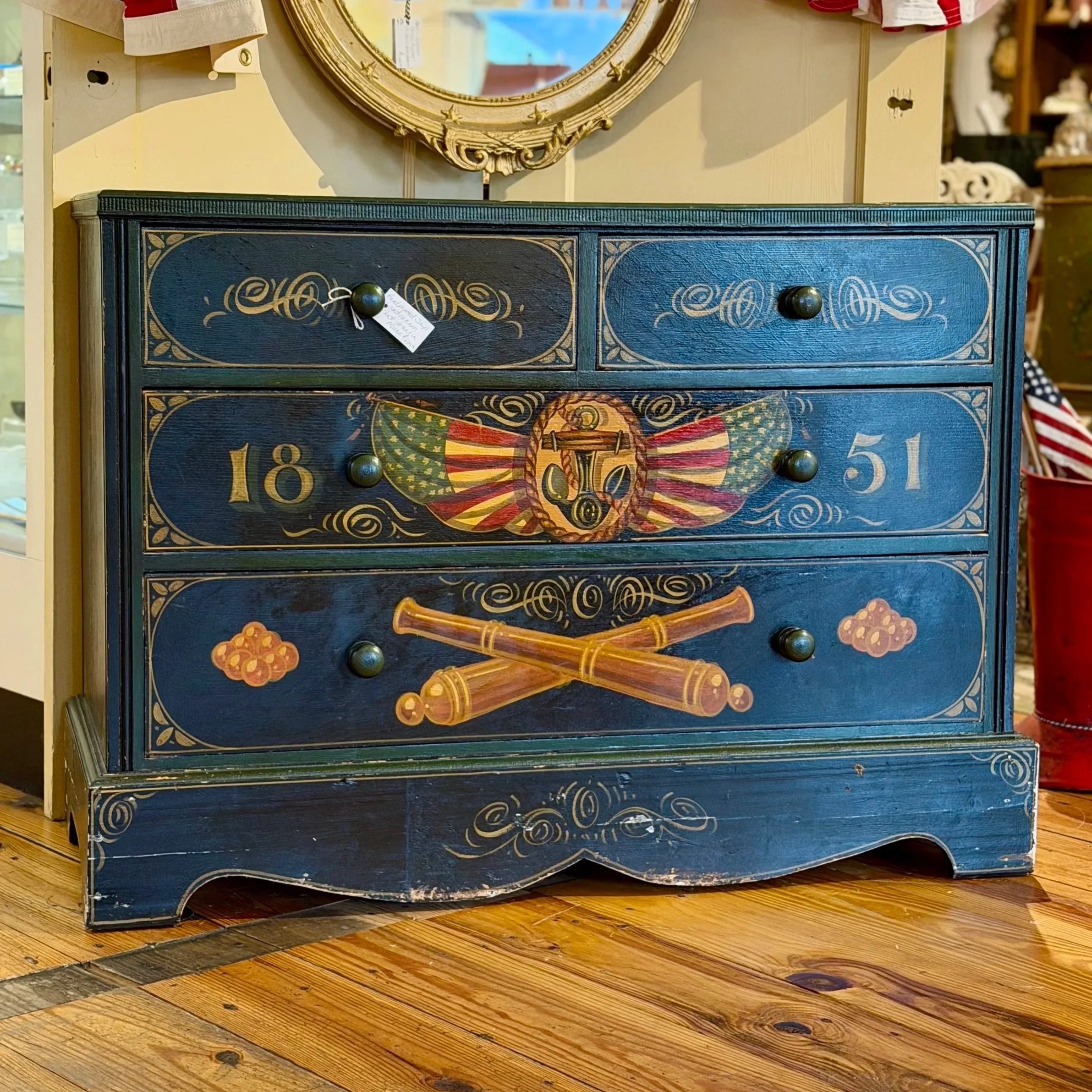 These Are a Few of Our Favorite Things... A Patriotic Painted Chest