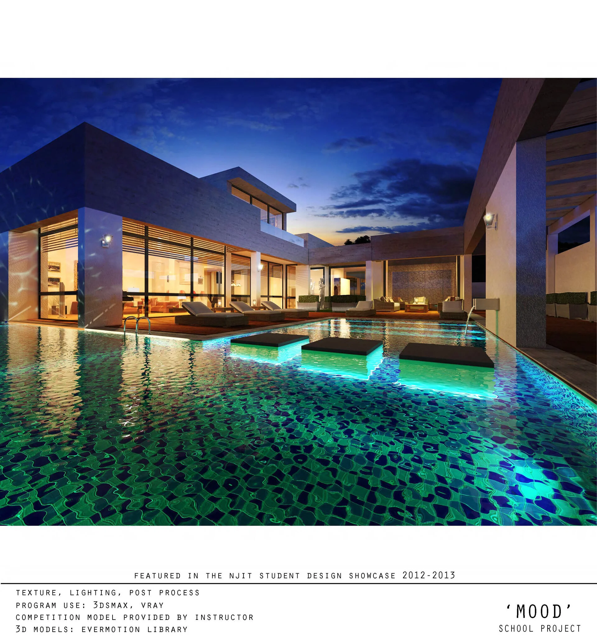 Penthouse with pool at night render 3dsmax vray thanhtastic.jpg