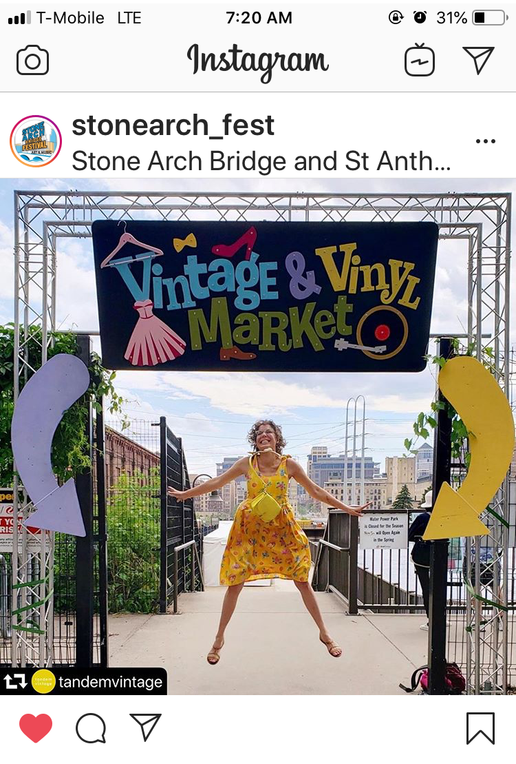  Custom sign for Vintrage and Vinyl 