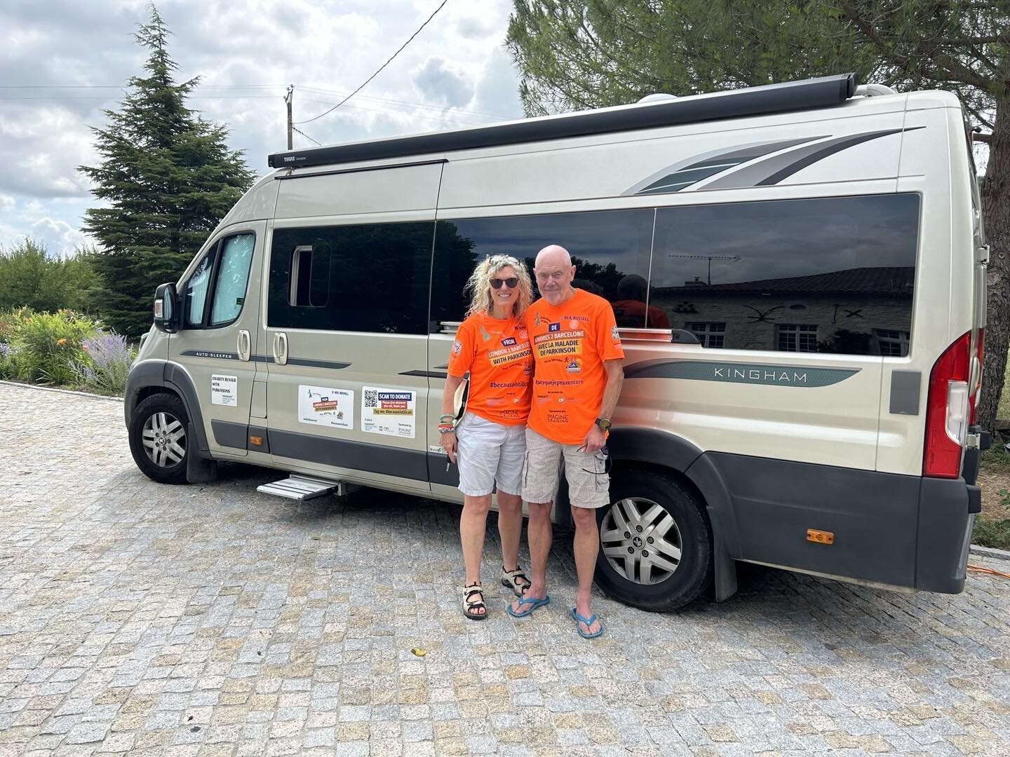 Just had this amazing couple stay. He has just run from London to Barcelona with Parkinson&rsquo;s in aid of the Parkinson&rsquo;s Charity. He ran 28 miles per day That&rsquo;s a marathon every day for a lot of days !! Ran in the night and early morn