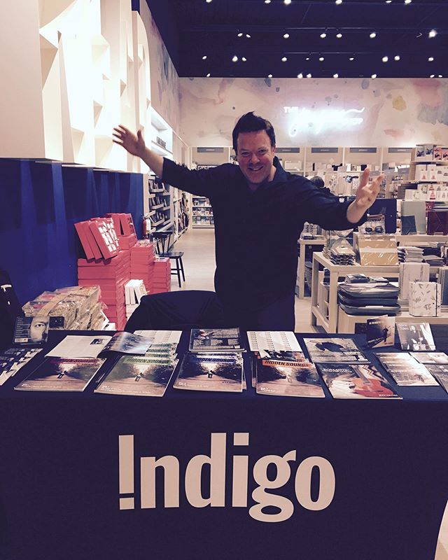 Great way to end Indigo Books @indigo run this year. Went to 10-15 locations this year around Ontario in Spring and Fall. Thanks to everyone who came out and got your copy of Sonic Tales, All The Roads We Take, and Hidden Sounds Guitar ! Had many gre