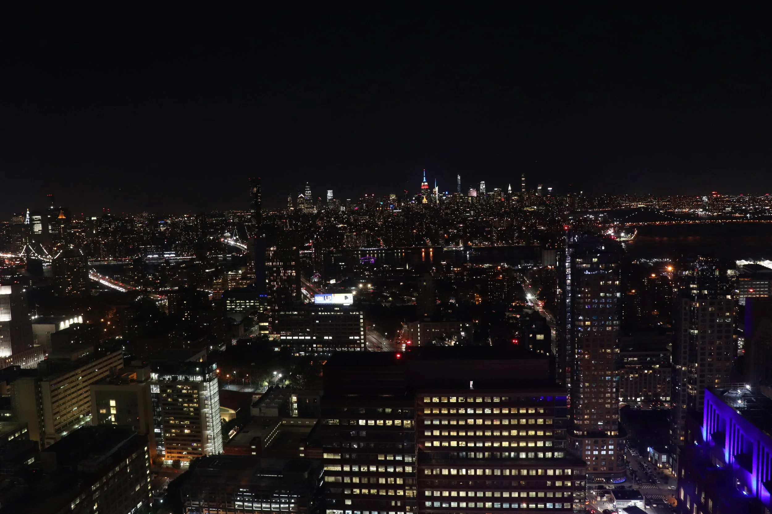 New York City by night