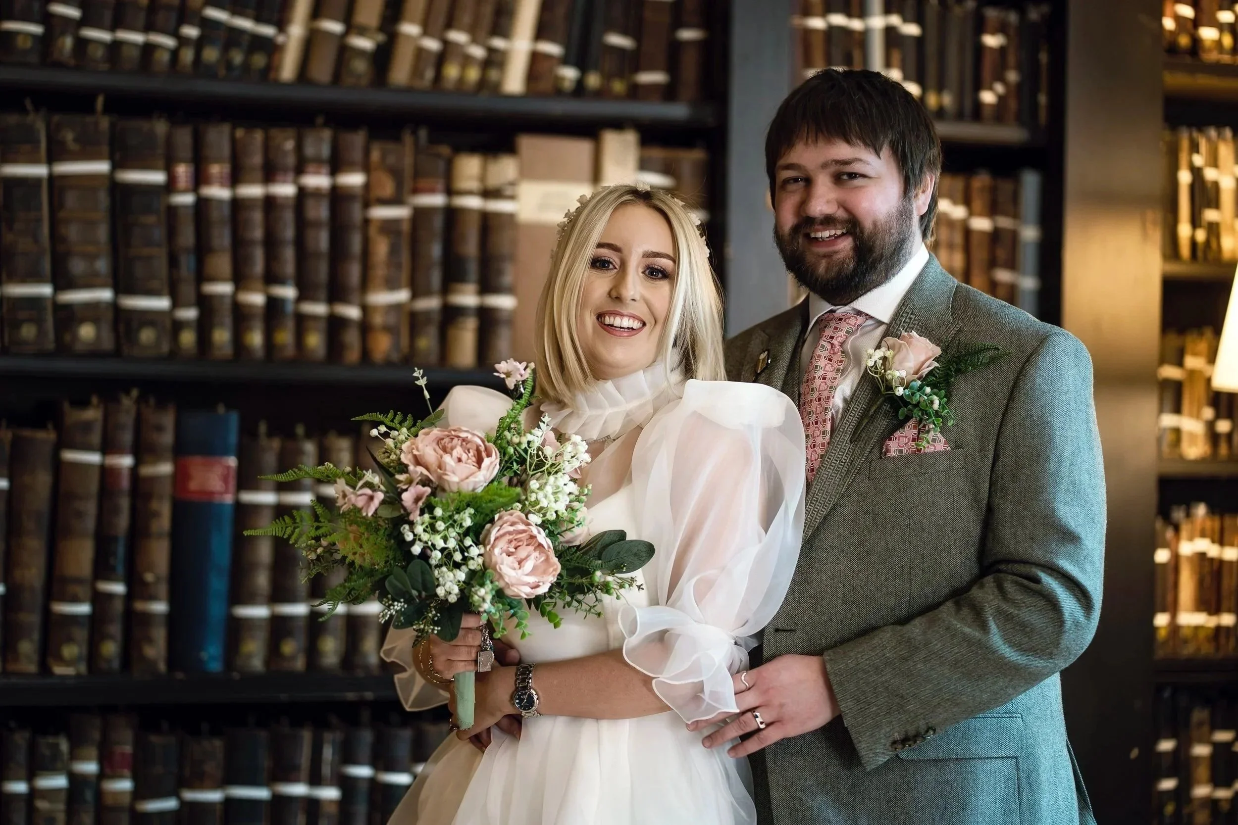 Bride Groom Portico library manchester