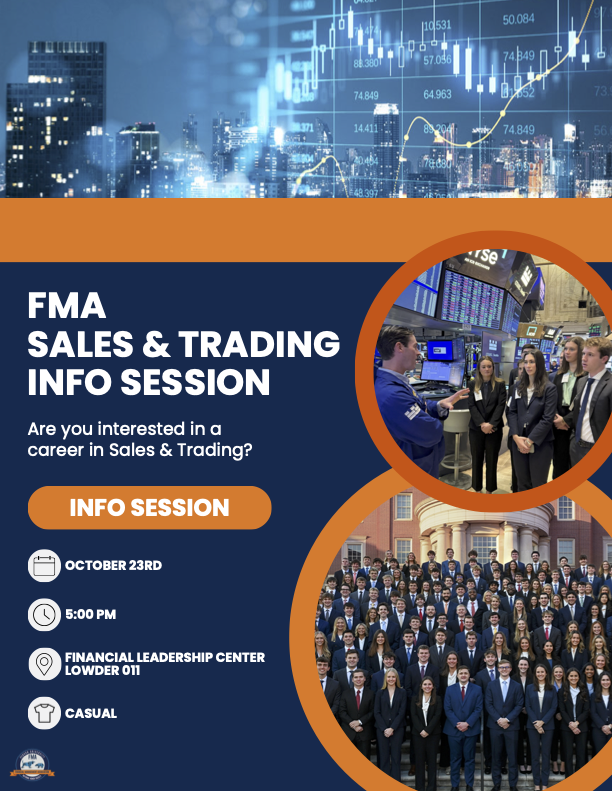 Sales & Trading Informational Session