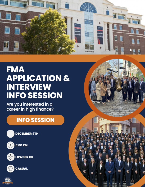 Auburn FMA Application &amp; Interview Informational Session