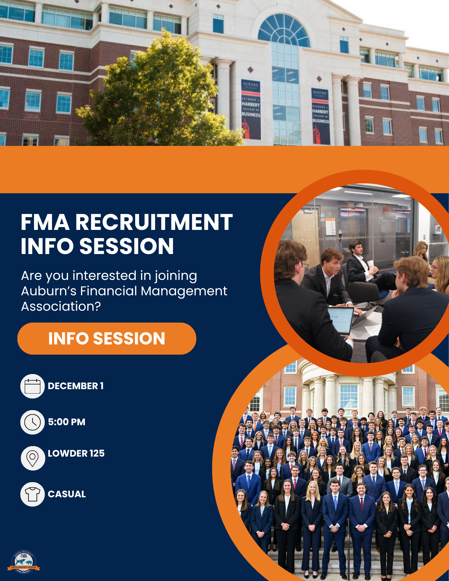 Auburn FMA Application &amp; Interview Informational Session