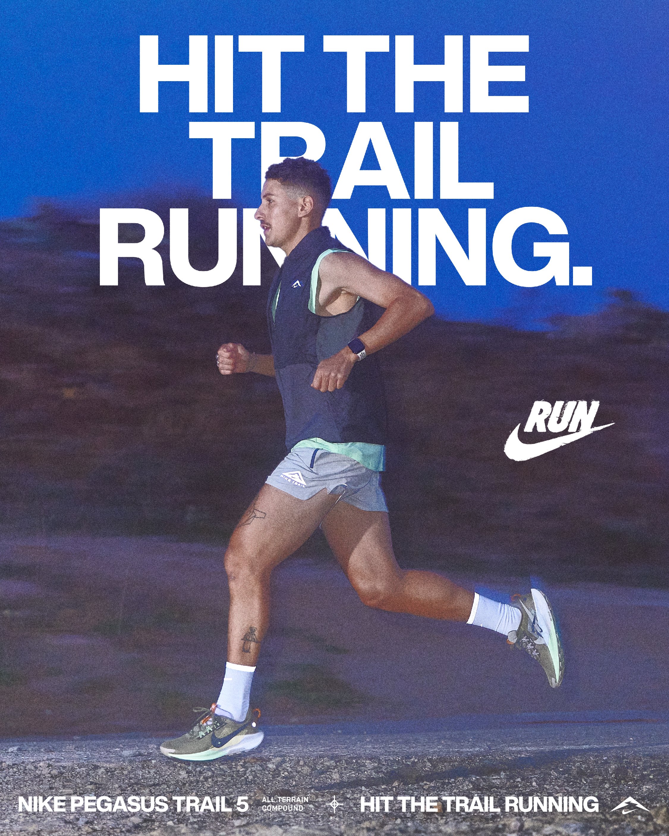 'Hit The Trail Running' - Nike