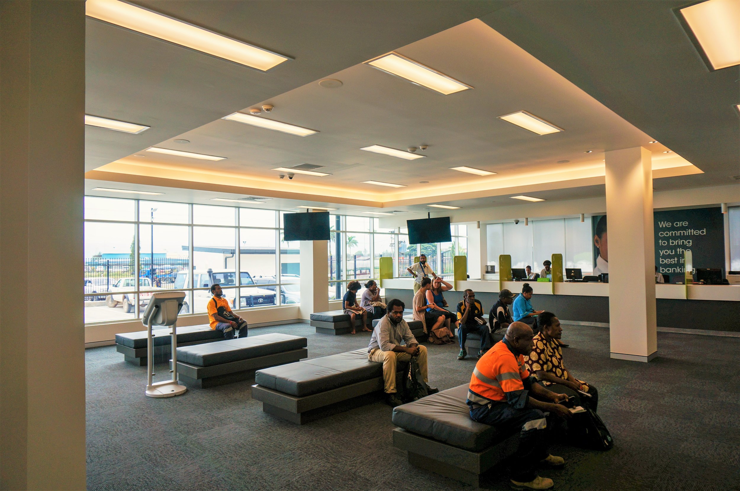 Banking in comfort