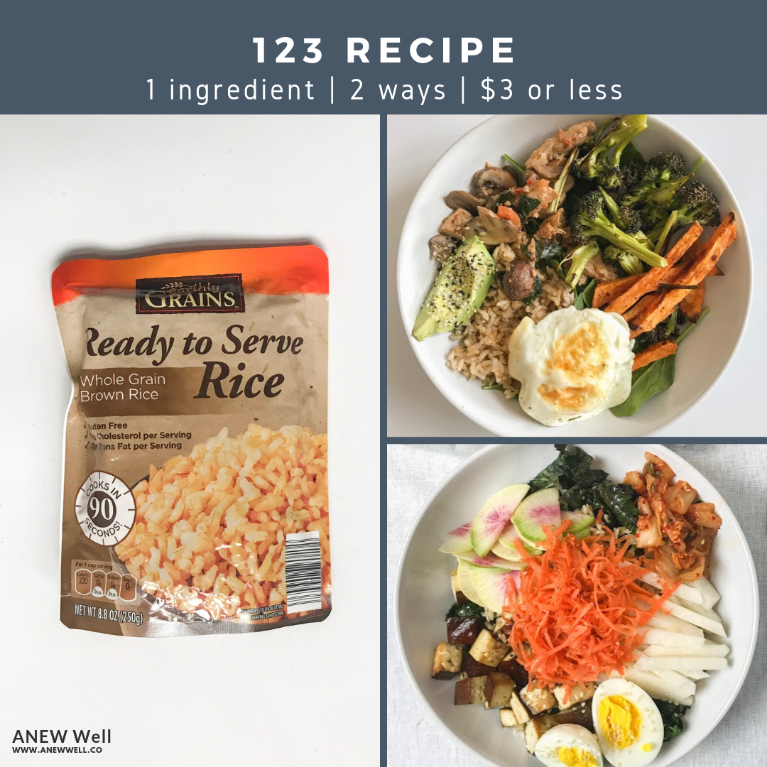 1, 2, 3 Recipes: Quick-Cooking Brown Rice