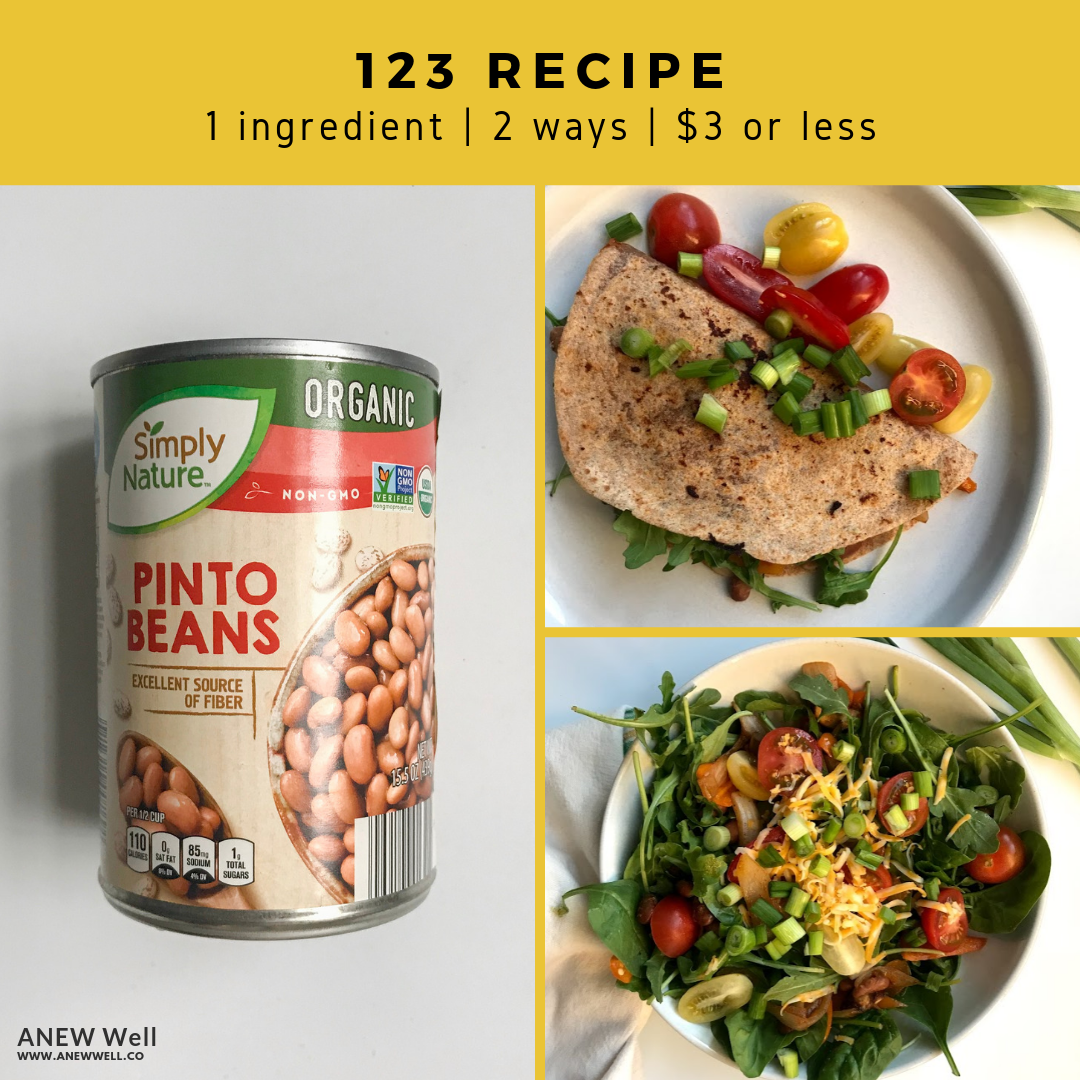 1, 2, 3 Recipes: Pinto Beans