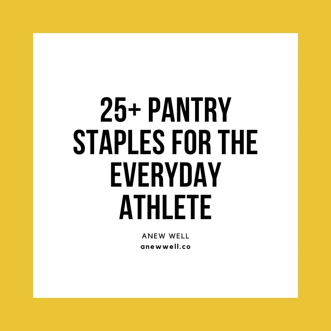 Building the Athlete's Pantry