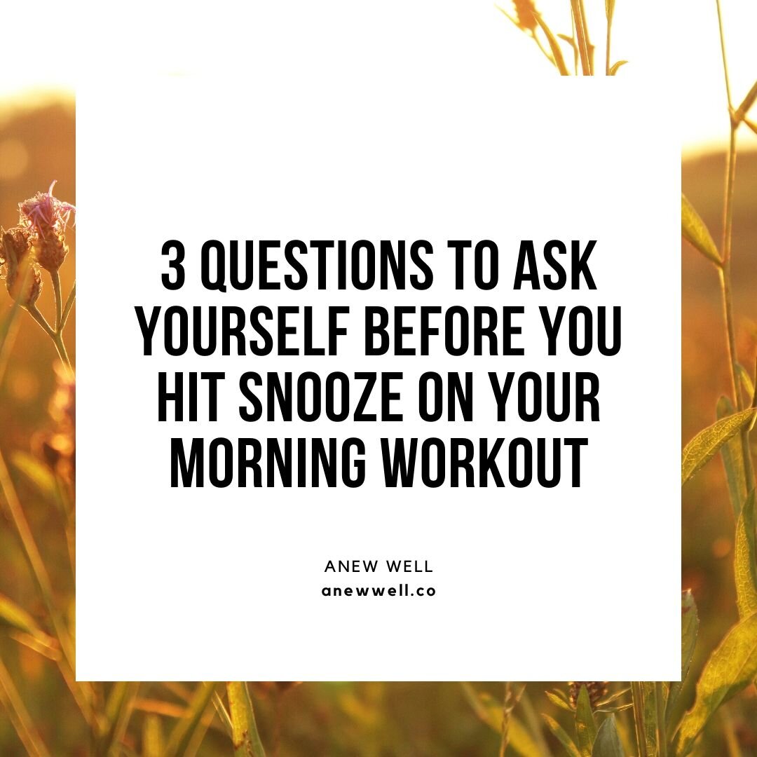 Should You Skip Your Morning Workout? 