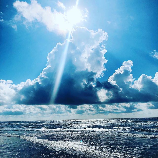 Gorgeous morning walk on the beach.
.
&ldquo;How many are your works, LORD! In wisdom you made them all; the earth is full of your creatures. There is the sea, vast and spacious, teeming with creatures beyond number&mdash; living things both large an