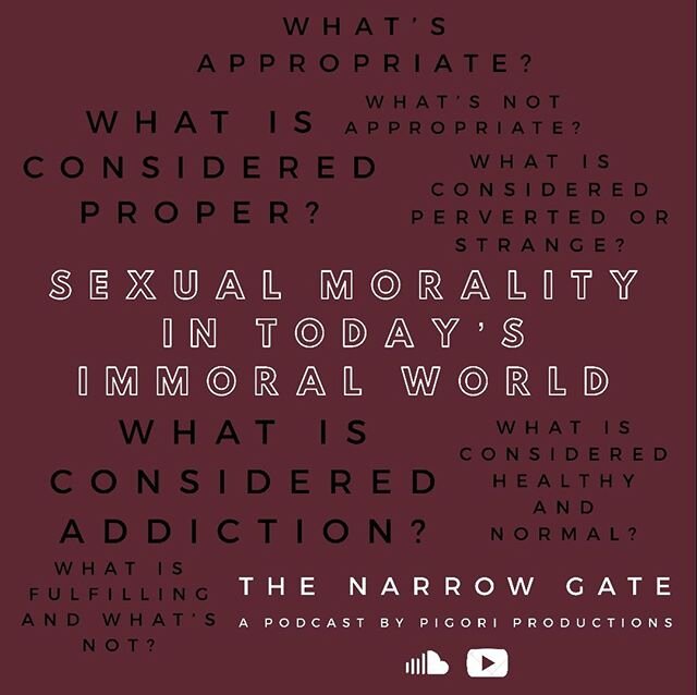 What's fulfilling and what's not? Open our NarrowGate podcast to find out today!!! #orthodoxy #relationships #christianity #christians #love #sin #sexuality #dating #courtship #fulfillment #satisfaction

SoundCloud: http://ow.ly/N5Aa50lmb1b 
YouTube: