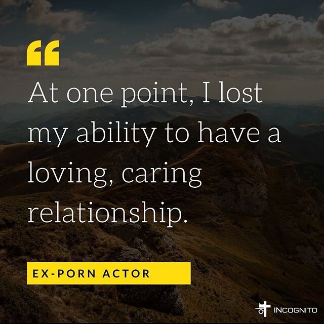 Porn is all about selfishness, Love is all about selflessness 
It is hard to break the cycle once we fall in it, but remember that if God changed a porn actor&rsquo;s heart God can most definitely change yours as well.
With God nothing shall be impos