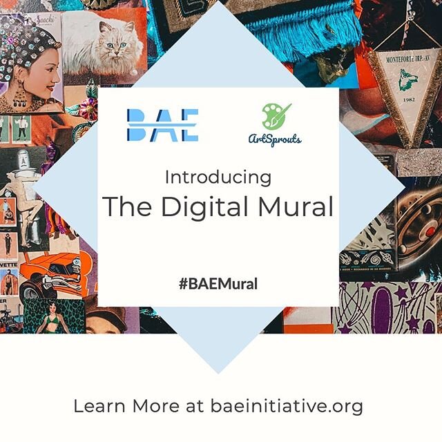 ArtSprouts is partnering with @baeinitiative to aid local businesses during quarantine through a digital mural! 
The donation process is easy: click any available tiles to purchase for a small fee, and add a picture (this can be a picture of your art