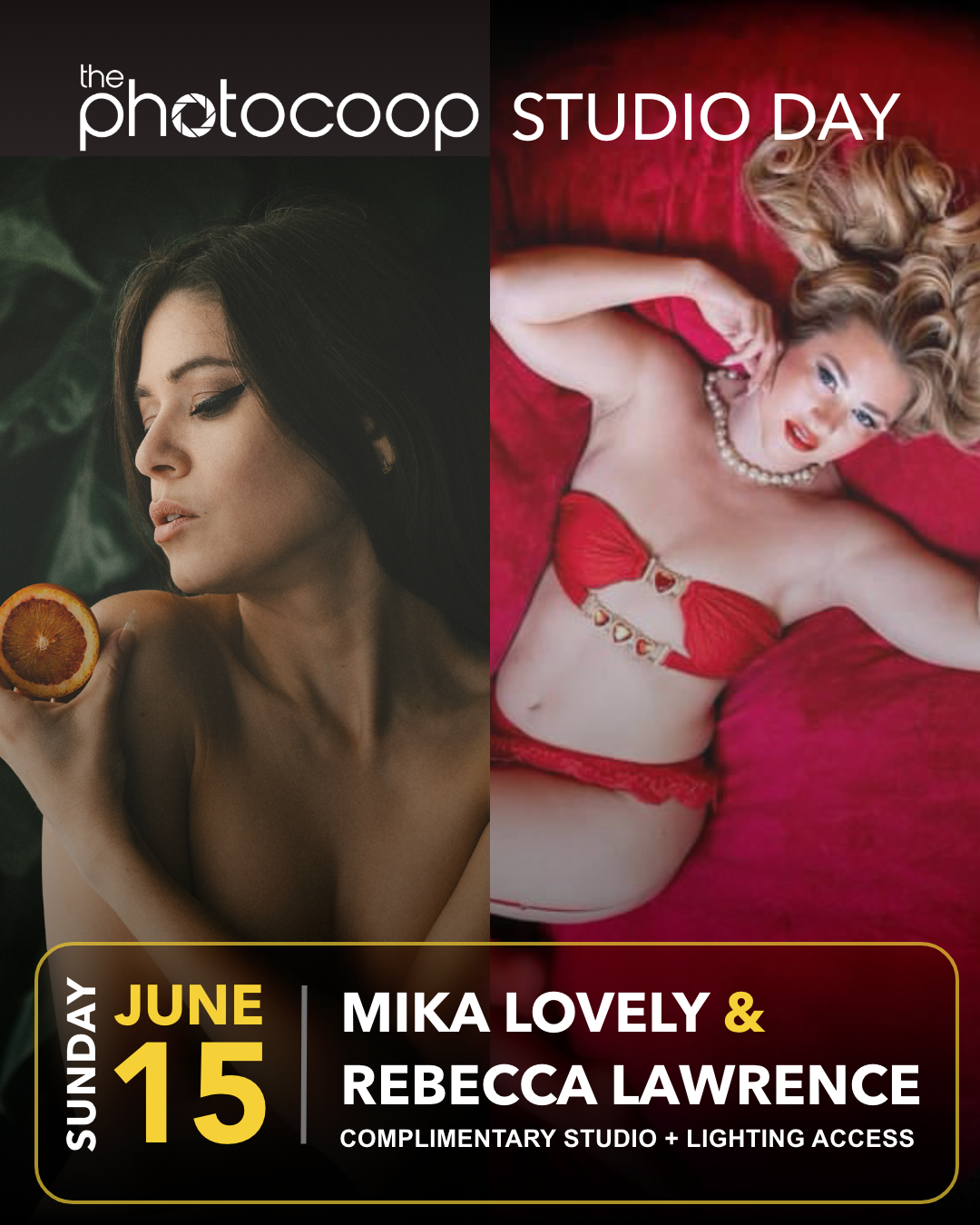 Model Studio Day – Sunday, June 15th at The Photocoop